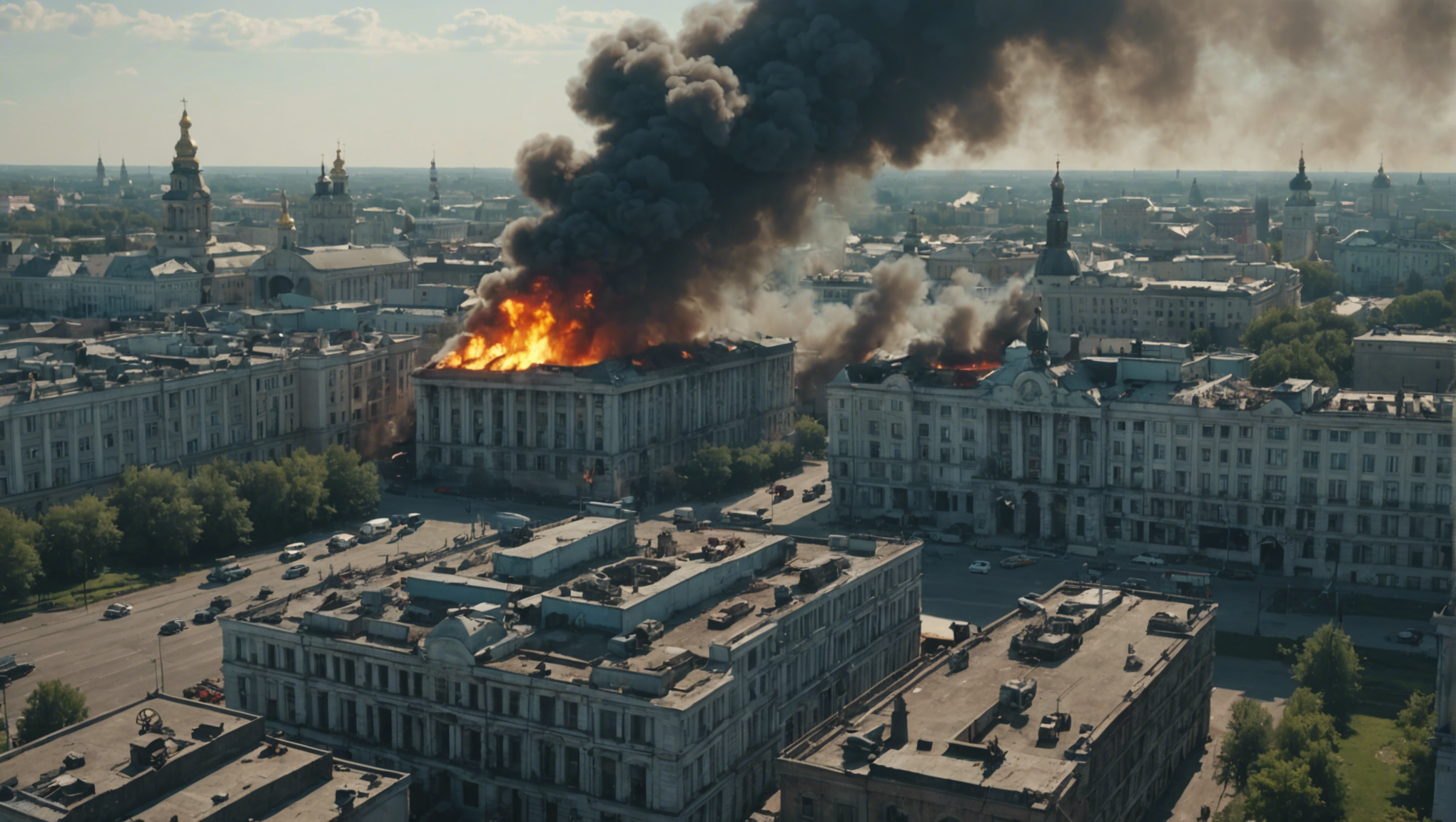 attaque russe sur kharkiv : la ville ukrainienne se prépare à défendre son territoire dans un contexte de tension internationale.