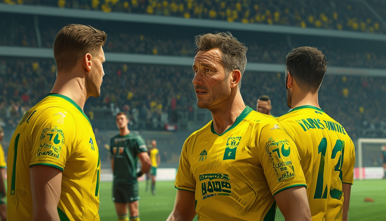 éric roy lance un défi aux nantais avant le match contre brest : 'ils ne vont pas venir en claquettes