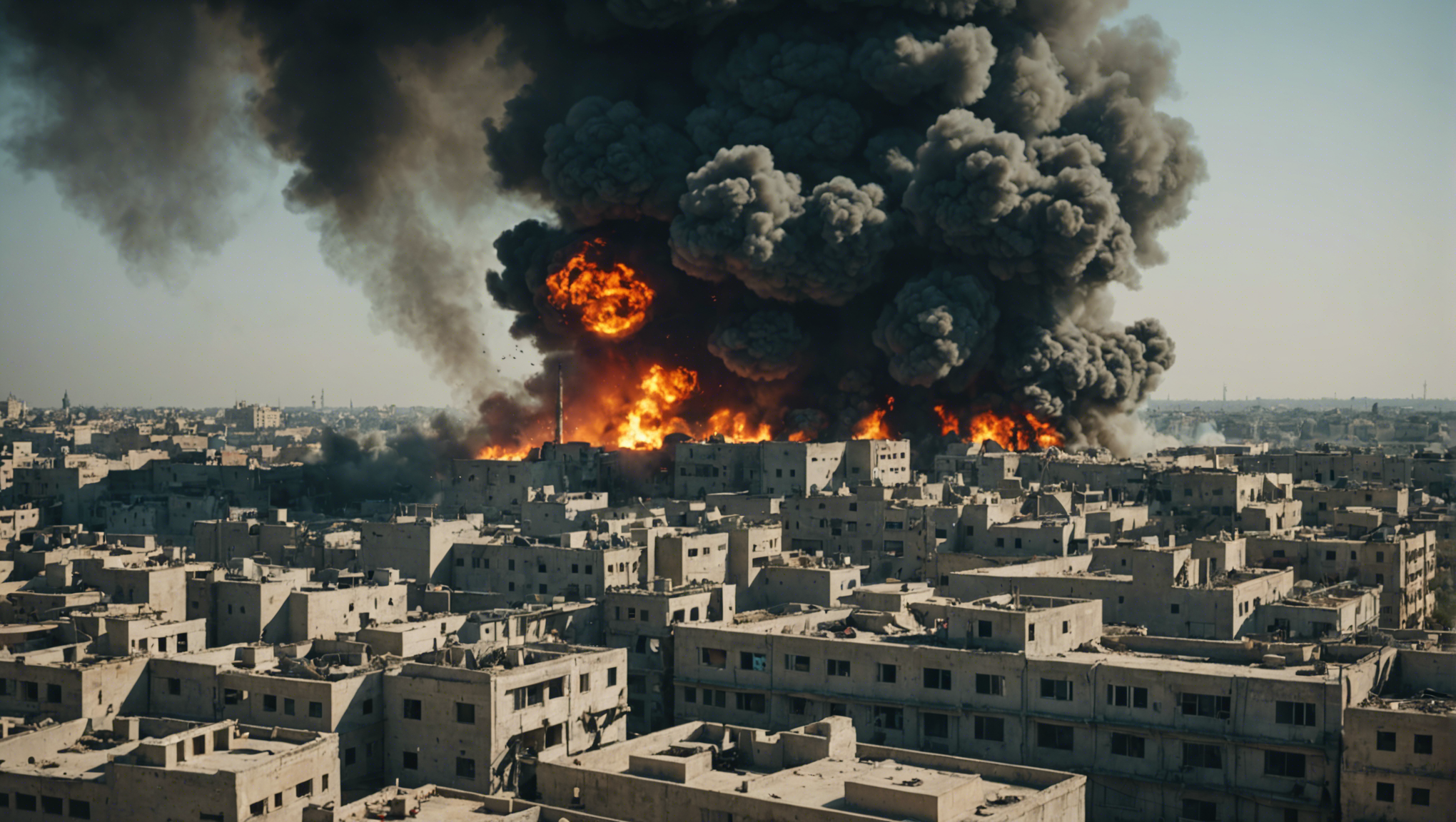 les attaques se multiplient à gaza dans le cadre de la guerre israël-hamas, soulevant des inquiétudes quant à une escalade irréversible de la violence dans la région.