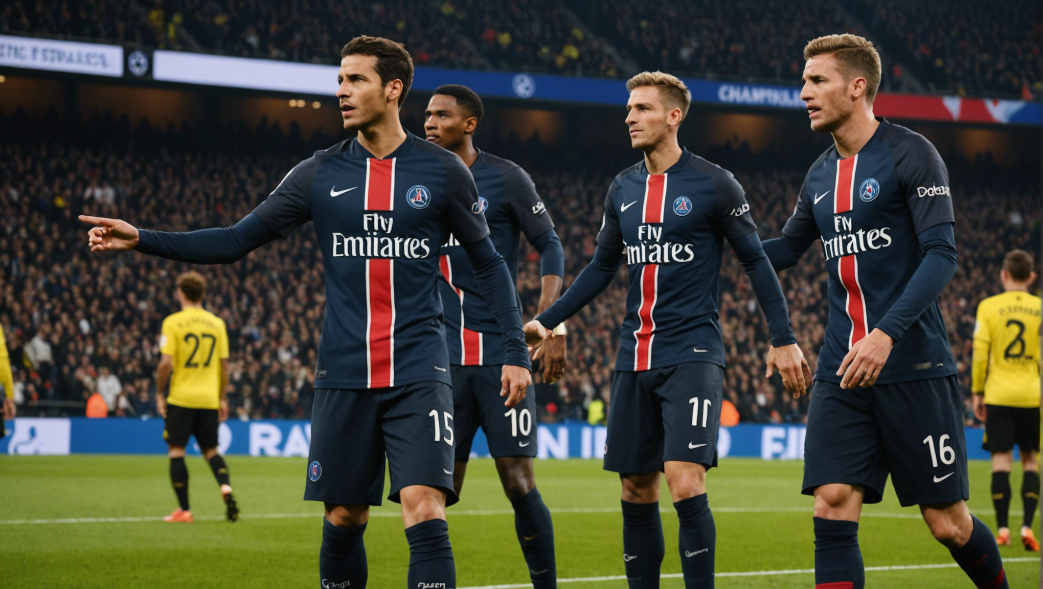 le psg subit une défaite face à dortmund et est éliminé en demi-finales de la ligue des champions.