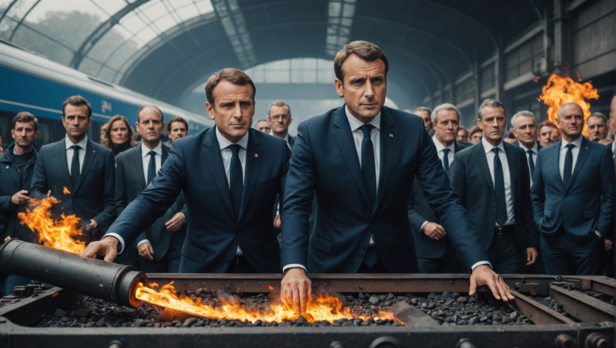 le président de la sncf renvoyé, confirmant la politique néolibérale de l'état sous la présidence de macron.