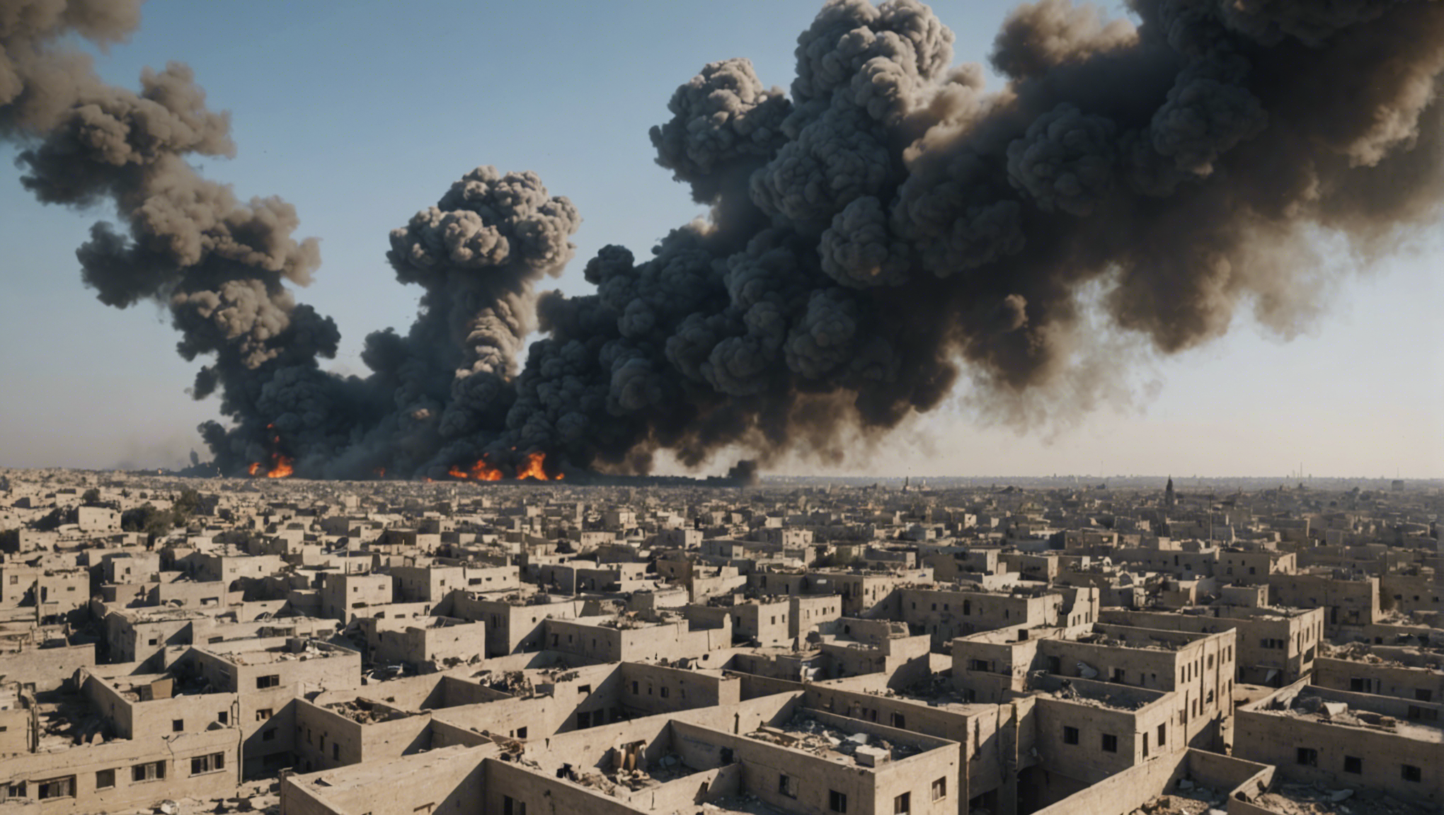 fuite massive de plus de 100 000 habitants de rafah, gaza, devant la menace imminente d'une attaque israélienne. suivez l'évacuation de la population et les tensions croissantes dans la région.