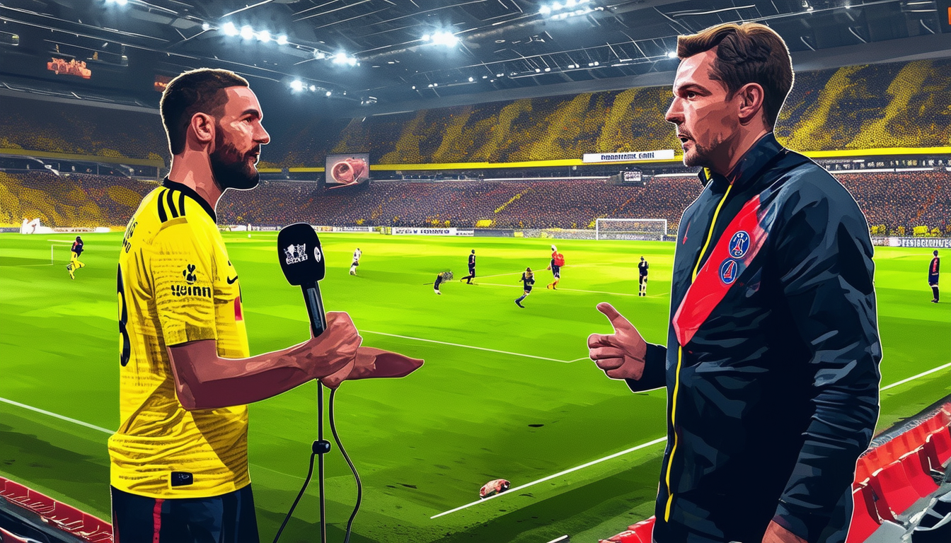 découvrez l'interview exclusive de notre journaliste arnaud hermant sur le match dortmund-psg et tout ce que vous devez savoir sur cette rencontre passionnante.