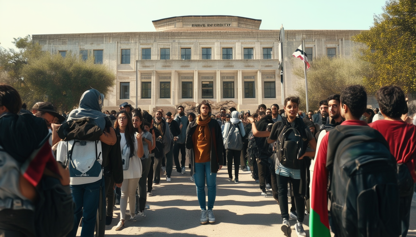 découvrez l'entente historique établie entre une université américaine et ses étudiants pro-palestiniens, marquant un tournant dans les relations interculturelles et la défense des droits étudiants.