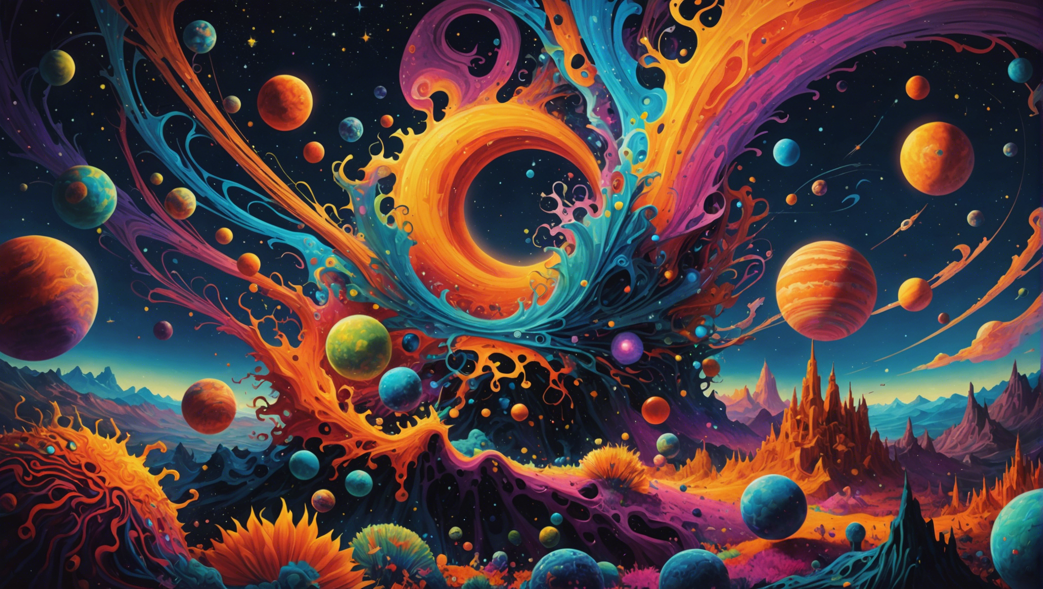 découvrez une plongée captivante dans l'univers psychédélique et chaotique de [titre