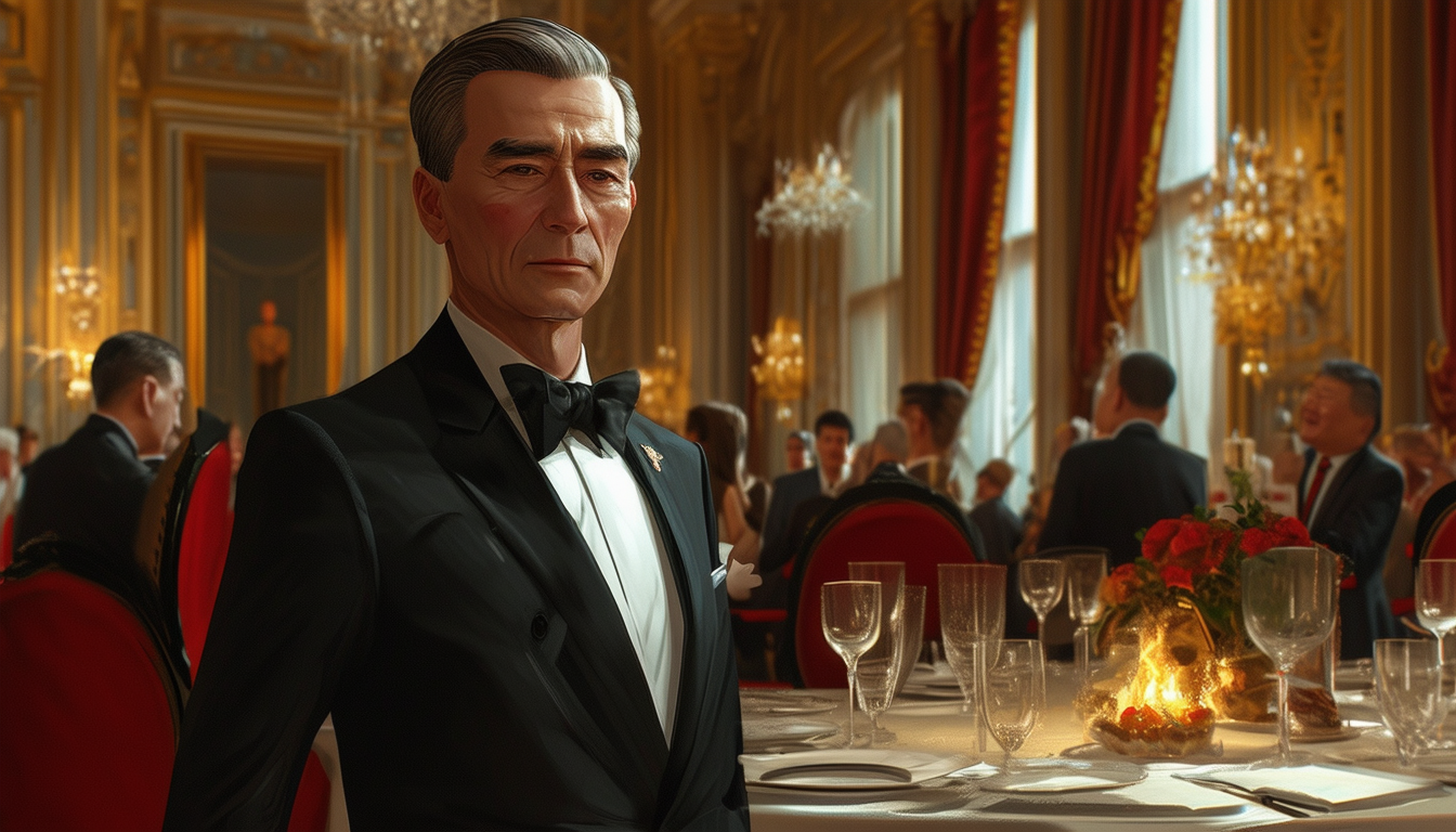 vincent labrune participe à un dîner à l'élysée en l'honneur du président chinois, illustrant les relations diplomatiques franco-chinoises.