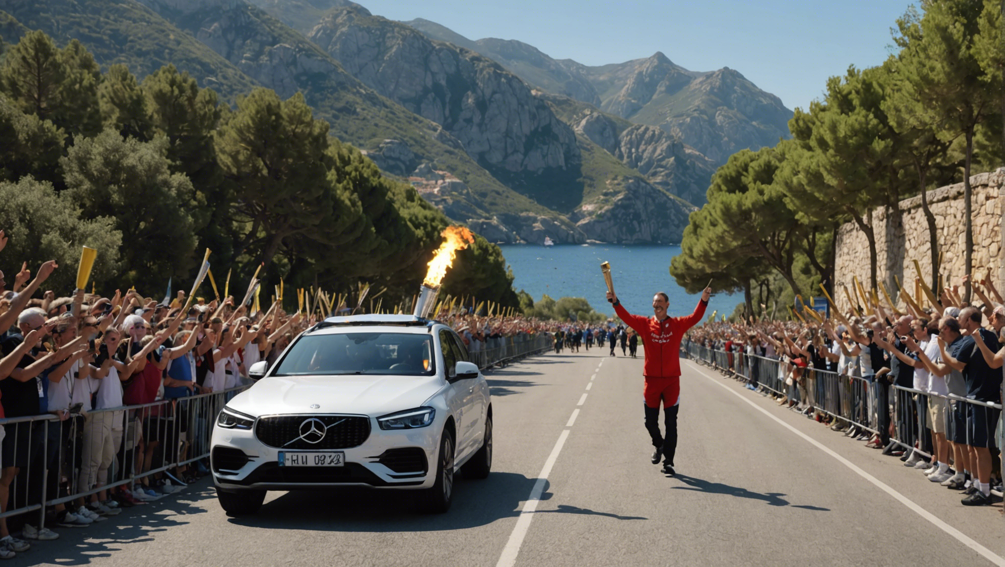découvrez ce qui s'est passé lors du parcours du relais de la flamme olympique en corse pour les jo paris 2024. un événement incroyable à ne pas manquer !
