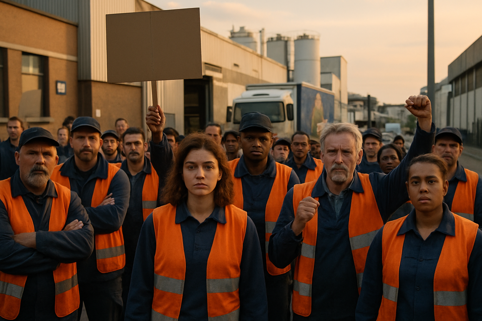 à la courneuve, les salariés d’orangina se mobilisent en grève pour protester contre la fermeture brutale de leur site, unis face à cette décision choc.