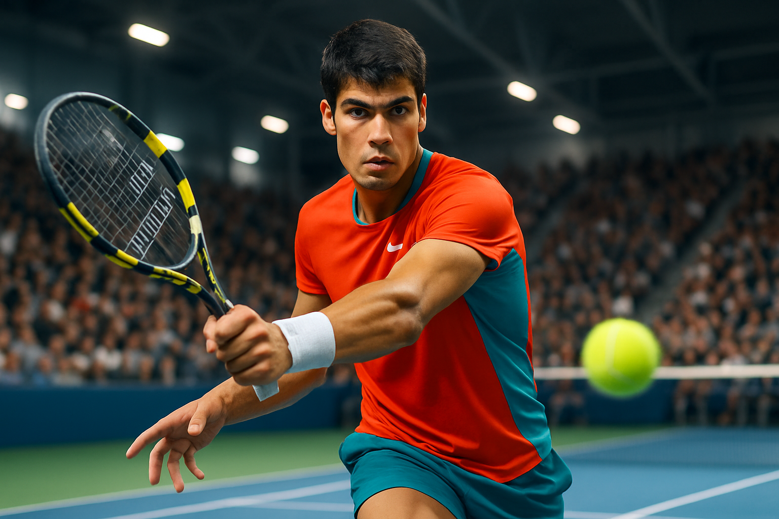 découvrez comment alcaraz, maître du revers long de ligne, se prépare à dominer les tournois en indoor avec son talent exceptionnel et sa technique impressionnante.