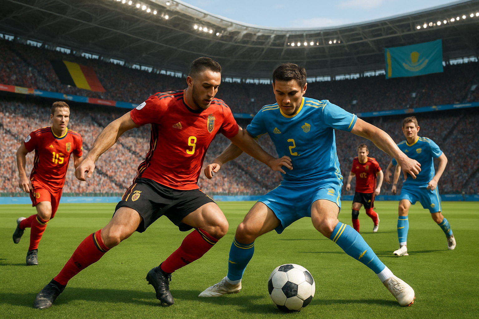 la belgique concède un match nul face au kazakhstan, laissant la qualification pour la coupe du monde 2026 incertaine. découvrez les enjeux et perspectives de cette rencontre décisive.