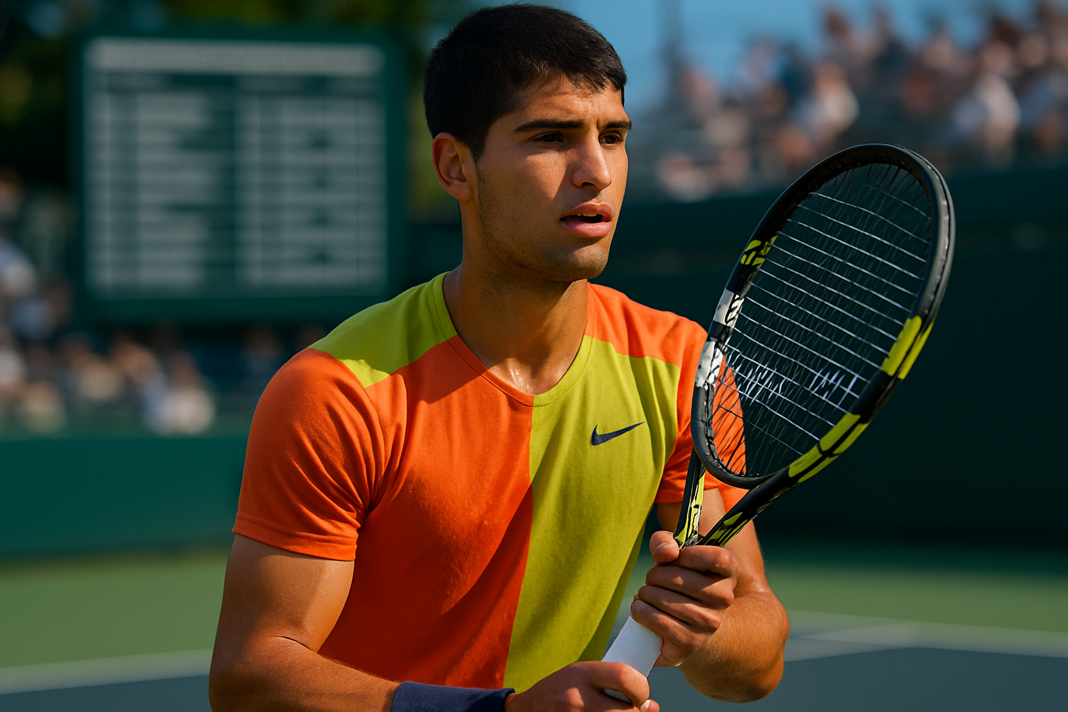 carlos alcaraz affirme son droit à participer à des exhibitions malgré un emploi du temps chargé, soulignant qu'une exhibition ne dure qu'un jour.