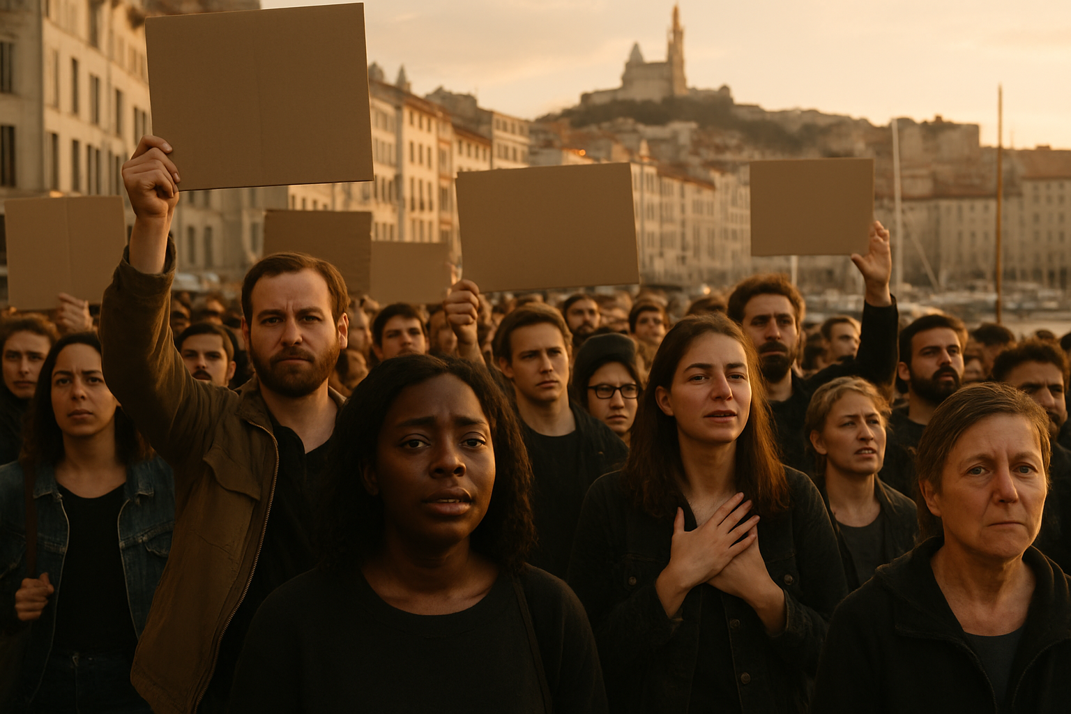 à marseille, une mobilisation forte et collective s'élève en réponse à l'assassinat de mehdi kessaci, rappelant que cette lutte contre l'injustice nous appartient à tous.