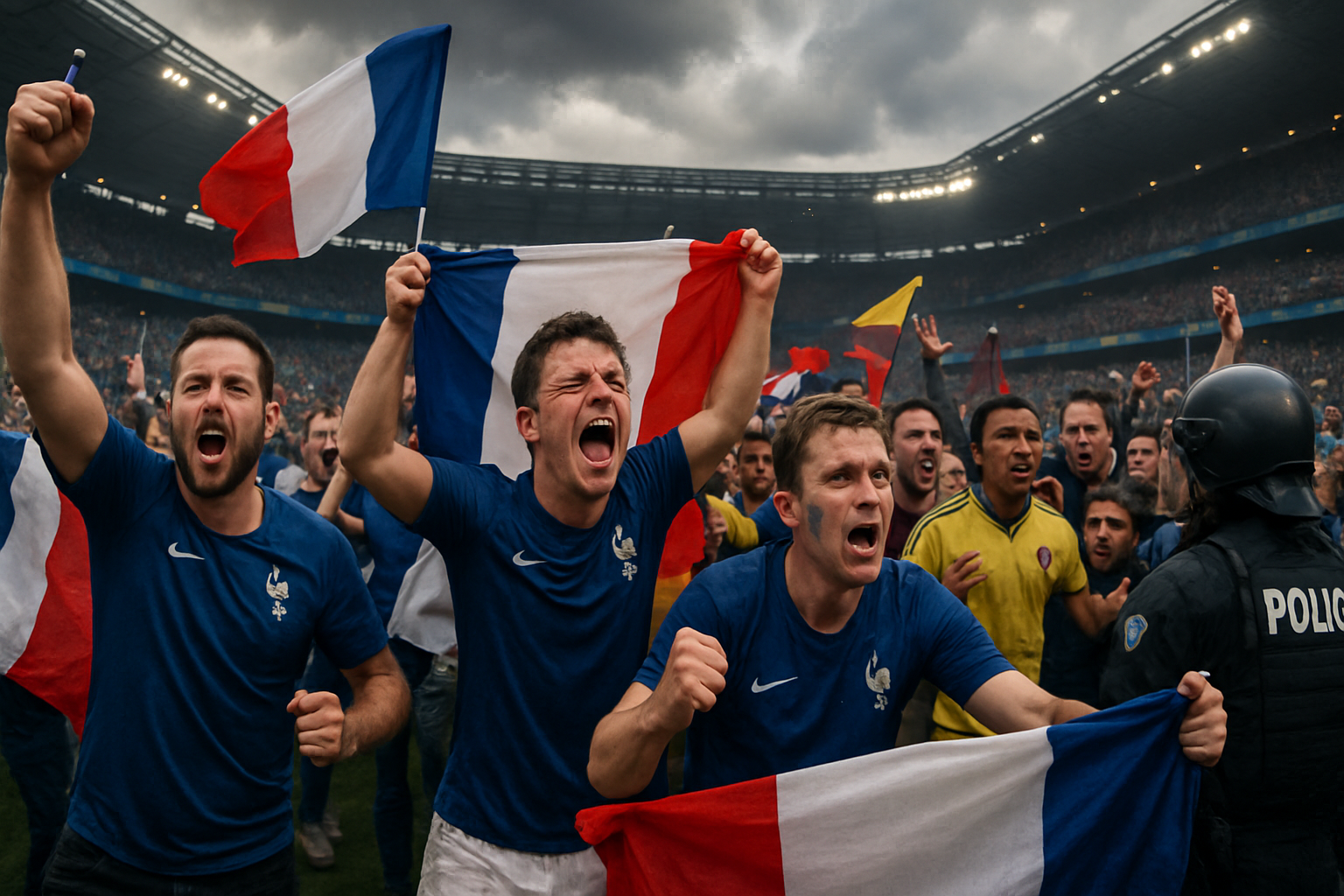 découvrez les fortes tensions qui ont suivi le triomphe de l'équipe de france contre la colombie en coupe du monde u17, un match riche en émotions et rebondissements.