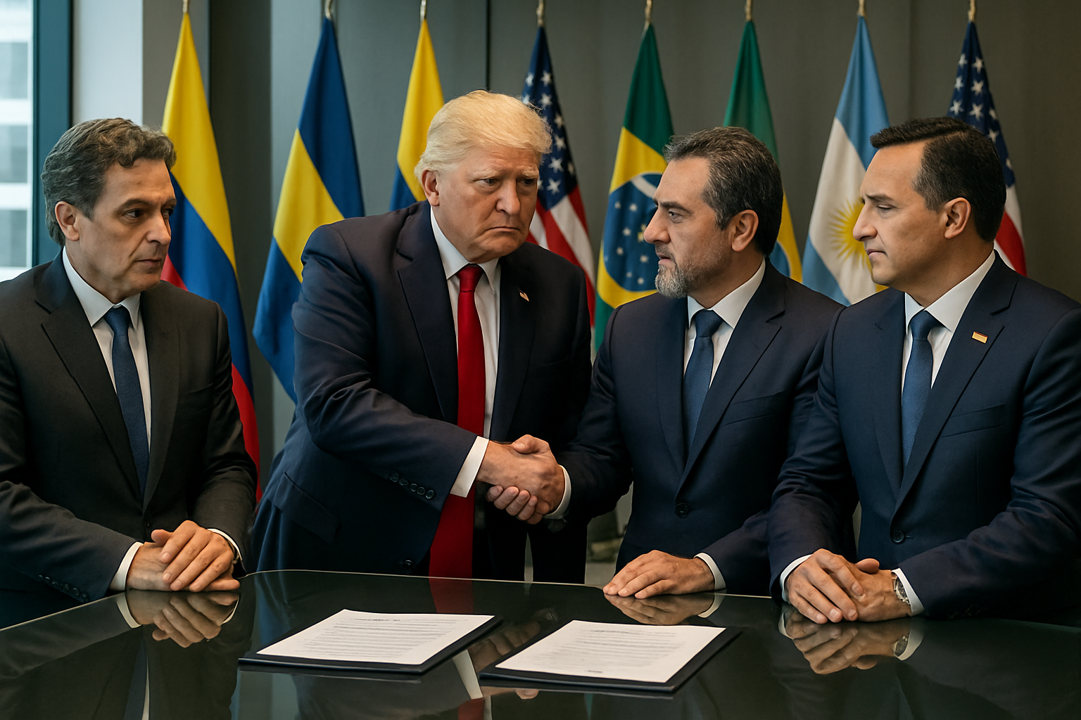 découvrez comment trump renforce les relations commerciales avec ses alliés en amérique latine, redéfinissant la géopolitique régionale par des accords stratégiques.