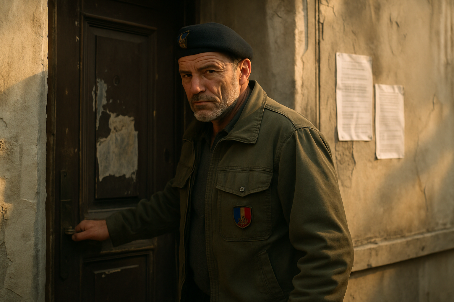 découvrez l'histoire poignante d'un ancien militaire français qui, malgré une expulsion la veille, réintègre courageusement son logement, illustrant son engagement et son sacrifice pour la france.