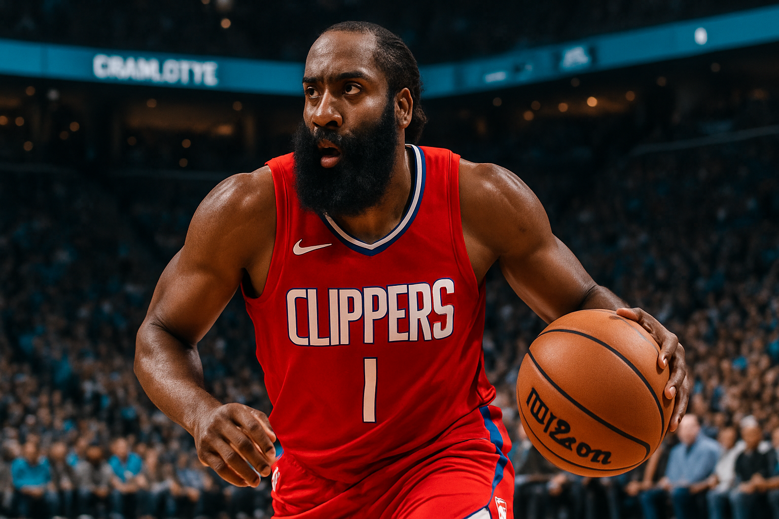 james harden brille en mode mvp pour guider les clippers à une victoire revitalisante contre charlotte en nba.