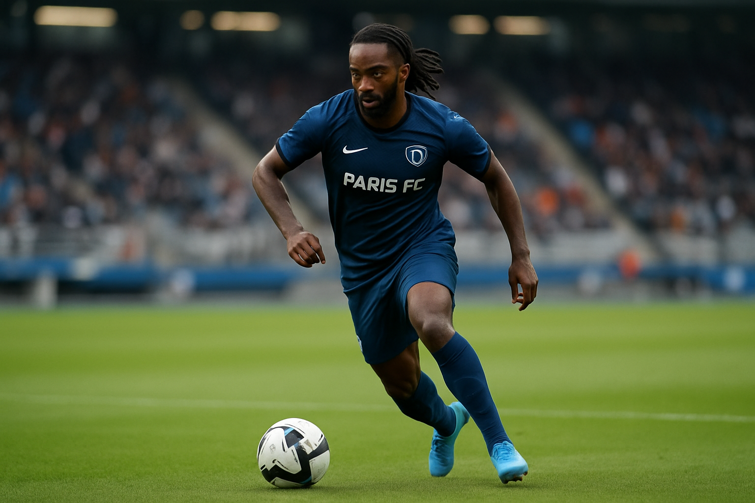 jonathan ikoné fait son retour sur le terrain avec le paris fc après avoir surmonté une blessure aux adducteurs, prêt à retrouver sa pleine forme et contribuer à l'équipe.