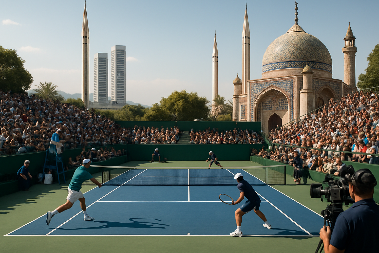découvrez comment le pakistan organise son premier tournoi atp, rendu possible grâce à l'initiative d'un ancien champion du circuit, marquant une étape historique pour le tennis dans la région.