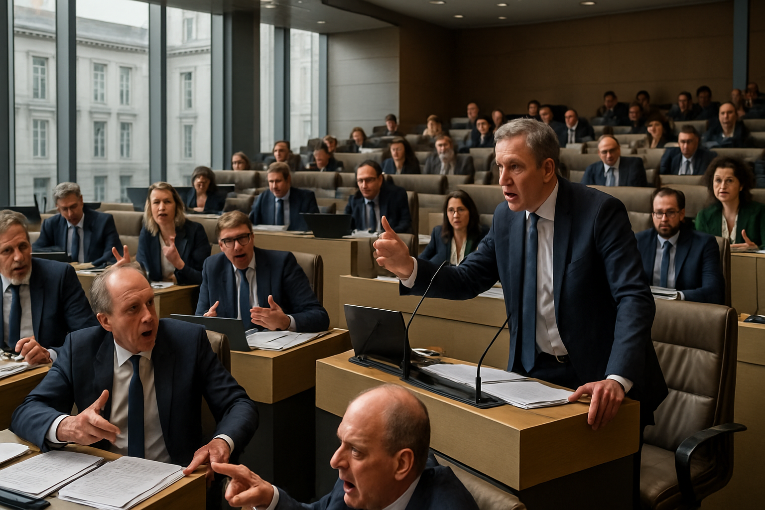 découvrez les débats autour du budget controversé approuvé par le parlement belge et les critiques sur son impact social.