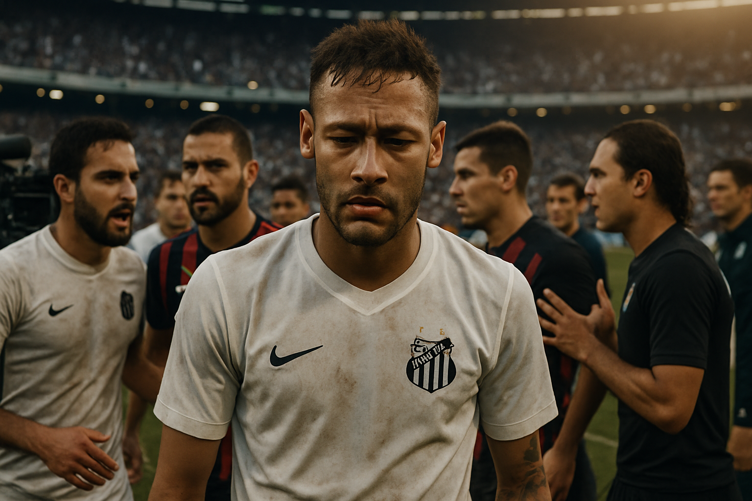 découvrez le retour difficile de neymar avec un penalty manqué, des tensions croissantes et une situation compliquée pour santos qui s'enlise dans la tourmente.