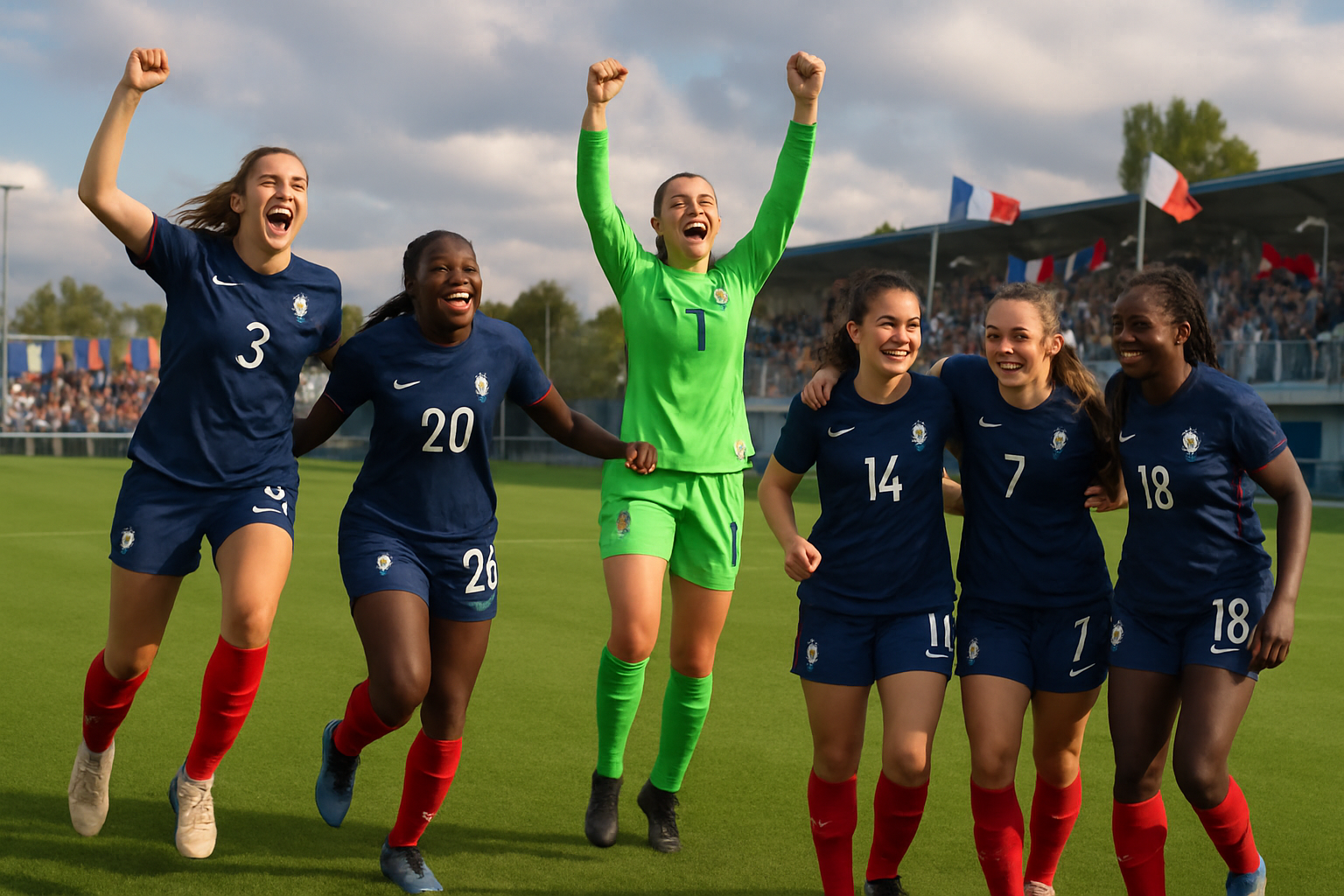 les bleues u19 entament leur campagne de qualification pour l'euro par une victoire encourageante contre la turquie, promettant un bel avenir pour l'équipe.