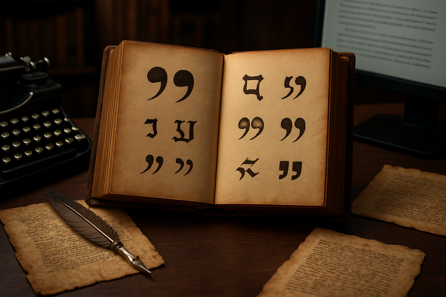 découvrez l'histoire fascinante et les usages surprenants des guillemets, ces signes de ponctuation souvent méconnus, à travers un voyage enrichissant dans leur évolution et leurs fonctions.