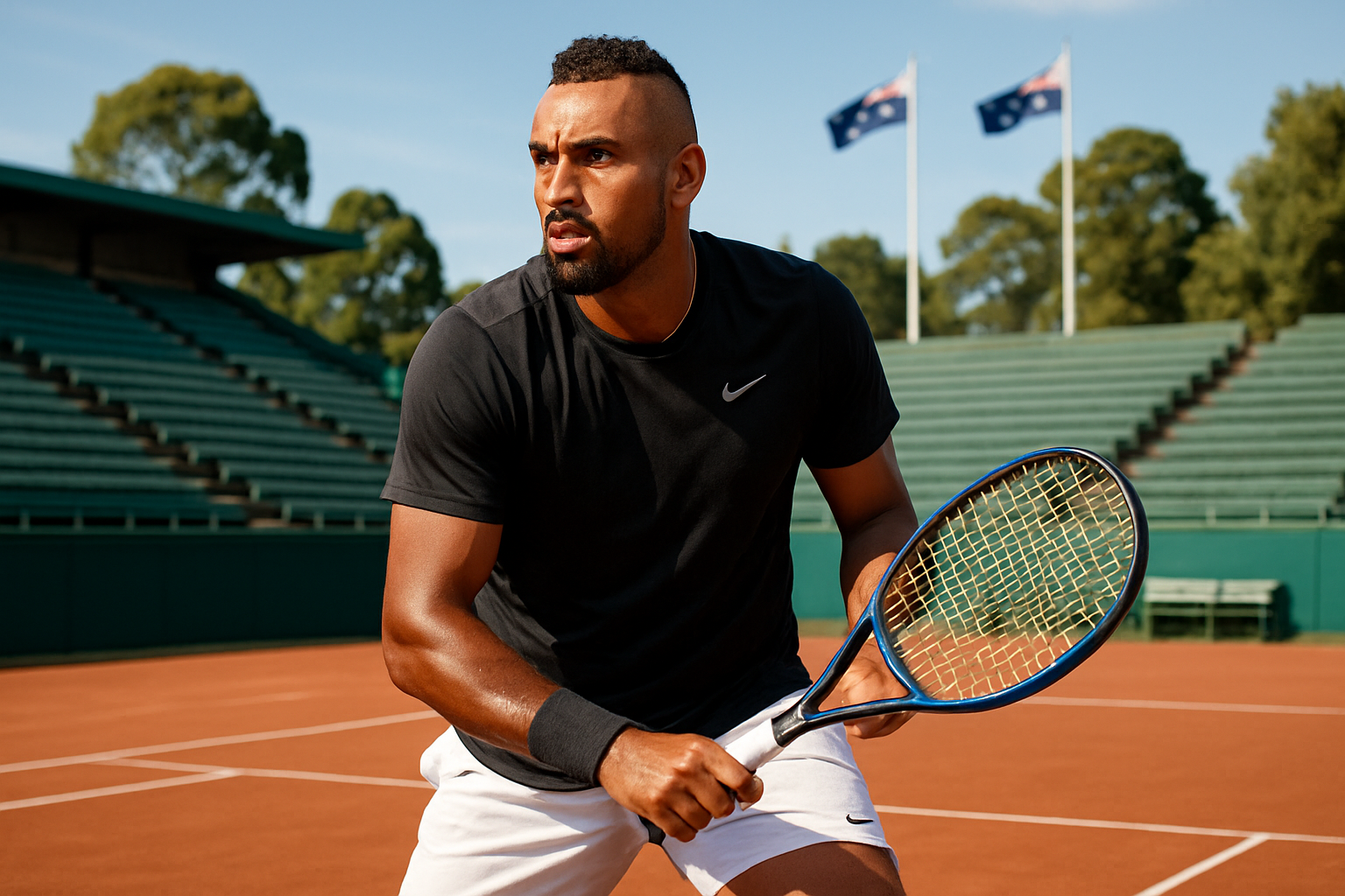 nick kyrgios se prépare intensément pour l'open d'australie en participant au prestigieux tournoi de kooyong à melbourne, renforçant sa forme et sa confiance avant le grand rendez-vous.