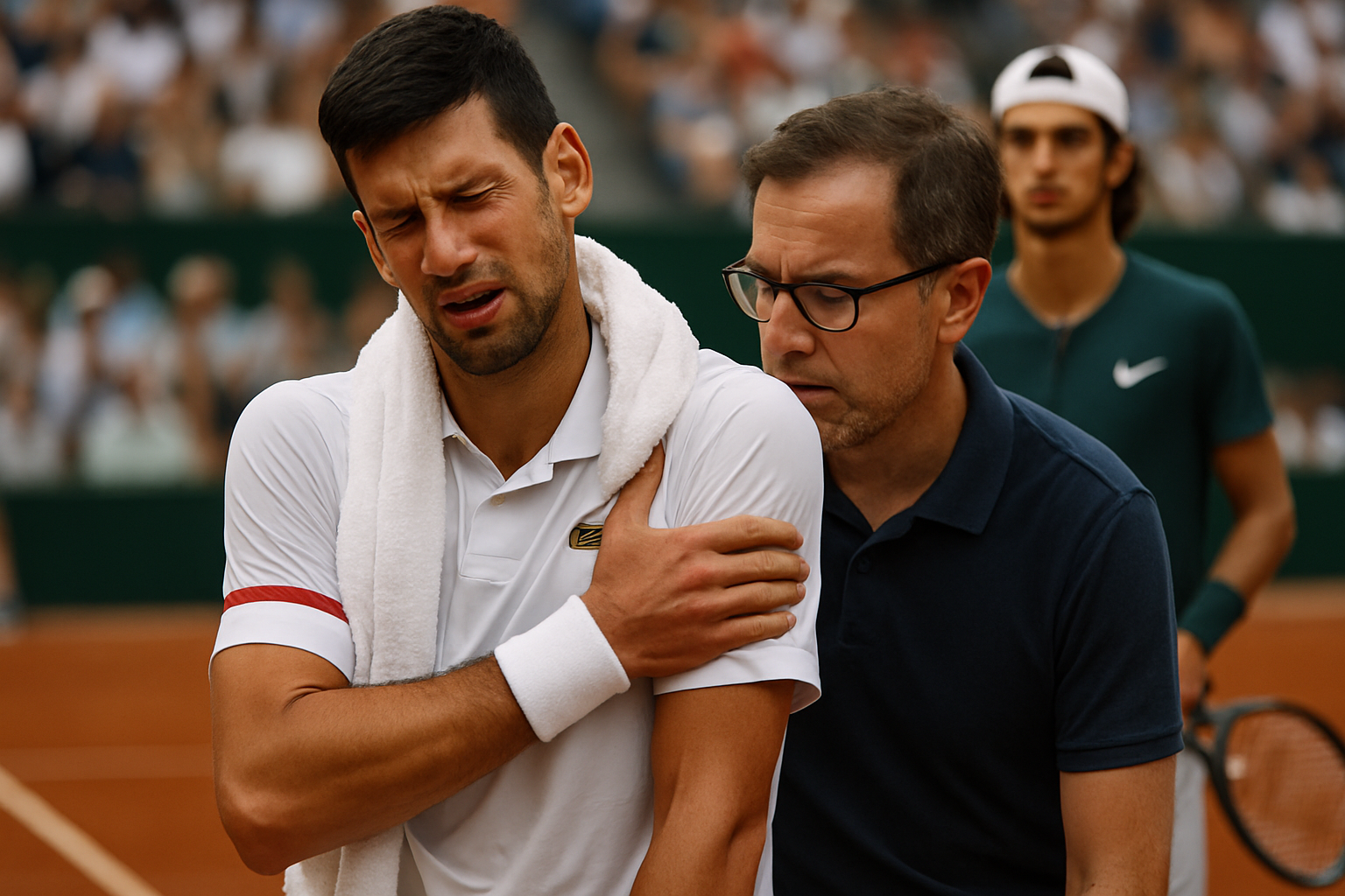 novak djokovic se retire des finales atp en raison d'une blessure à l'épaule. lorenzo musetti le remplace pour l'événement.