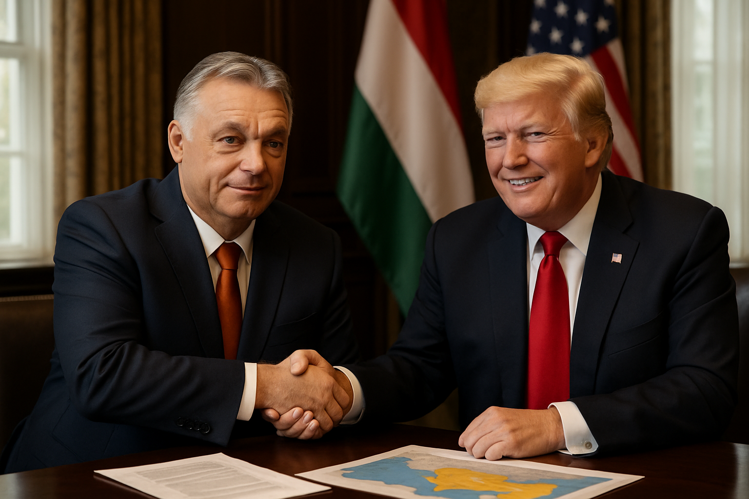 découvrez comment viktor orban tente de séduire donald trump à washington pour protéger les intérêts stratégiques russes liés au pétrole.