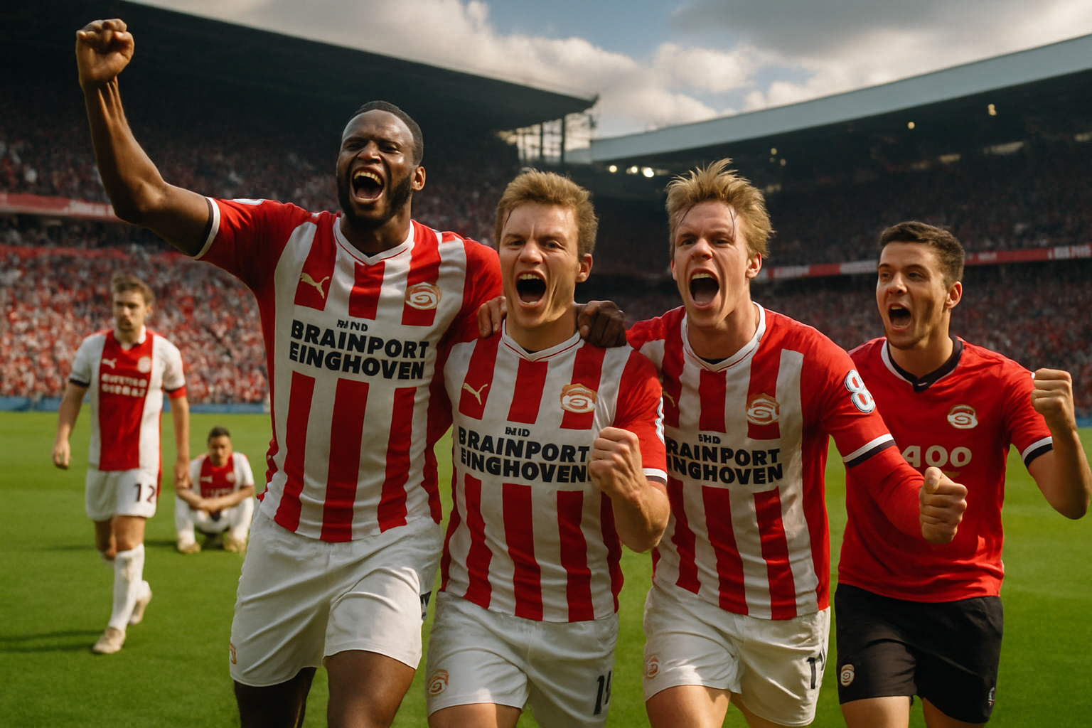 psv eindhoven domine le championnat avec une avance solide, tandis que l'ajax amsterdam connaît des difficultés et perd des points précieux.