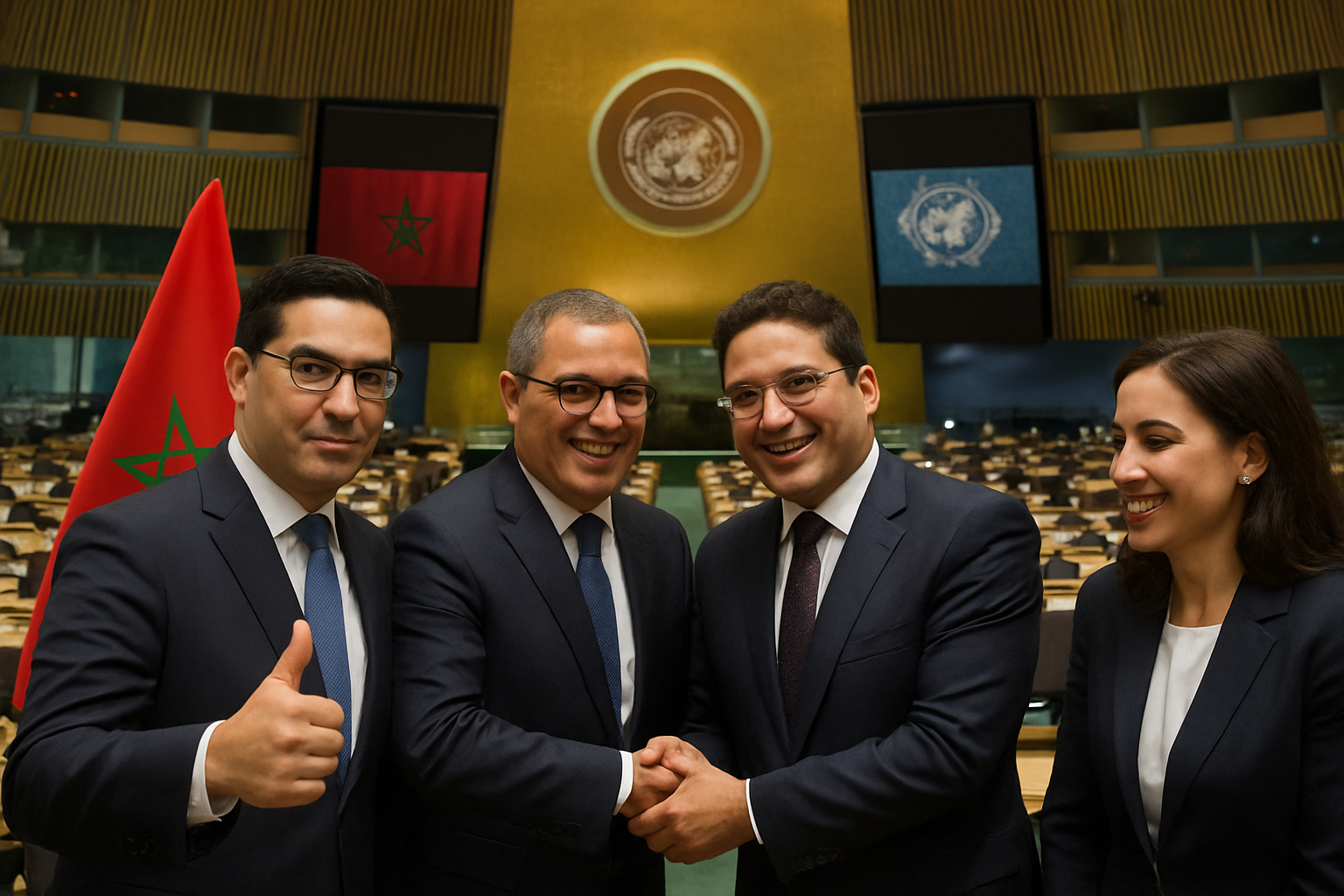 le maroc réalise une avancée diplomatique significative au sahara occidental lors de l'assemblée générale de l'onu, renforçant sa position sur la scène internationale.
