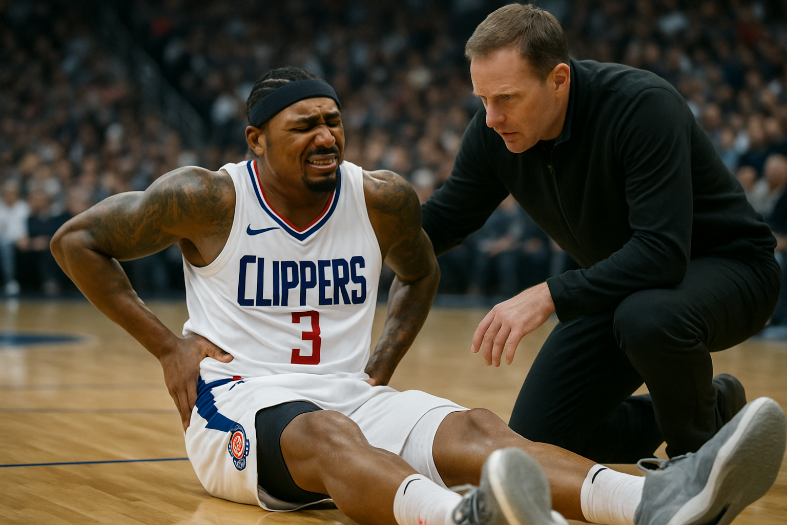 saison terminée pour bradley beal des los angeles clippers en raison d'une fracture à la hanche. retour et implications pour l'équipe.