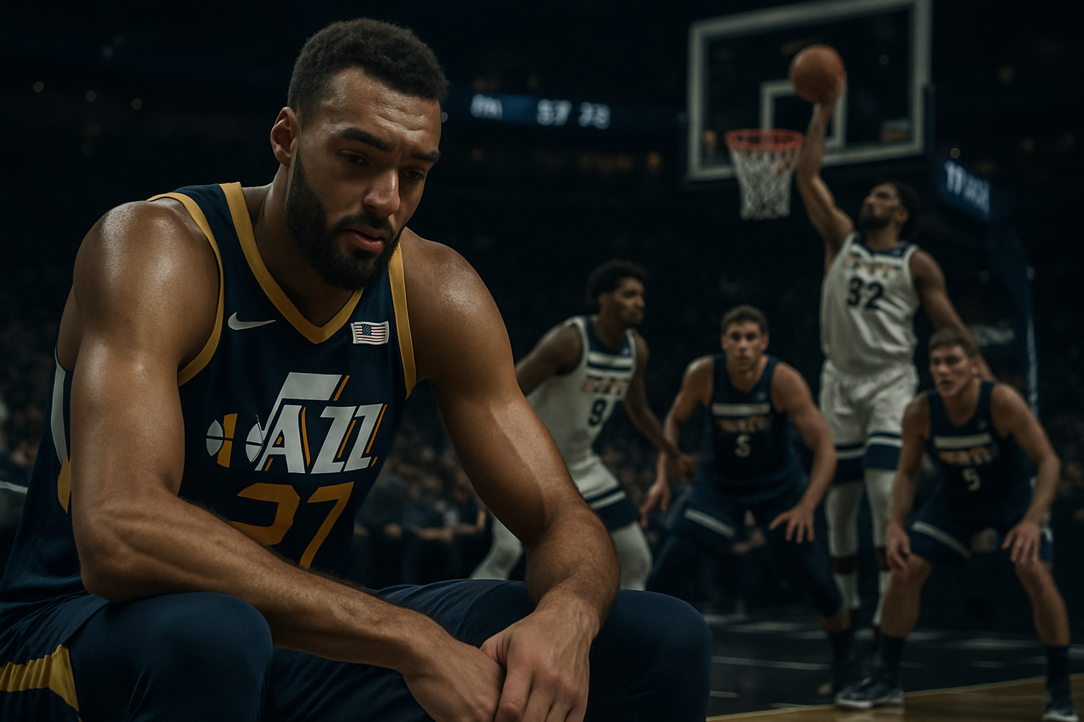 retour sur une soirée difficile pour les français en nba : rudy gobert et l'équipe de minnesota peinent à s'imposer face à leurs adversaires, accumulant les défaites.