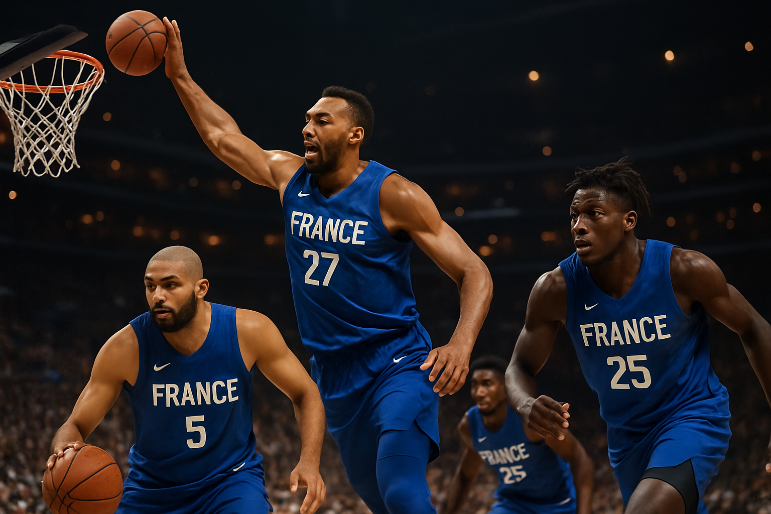 revivez la soirée éclatante des bleus en nba avec la domination impressionnante de rudy gobert, la fiabilité de nicolas batum et l'impact décisif de moussa diabaté sur le parquet.