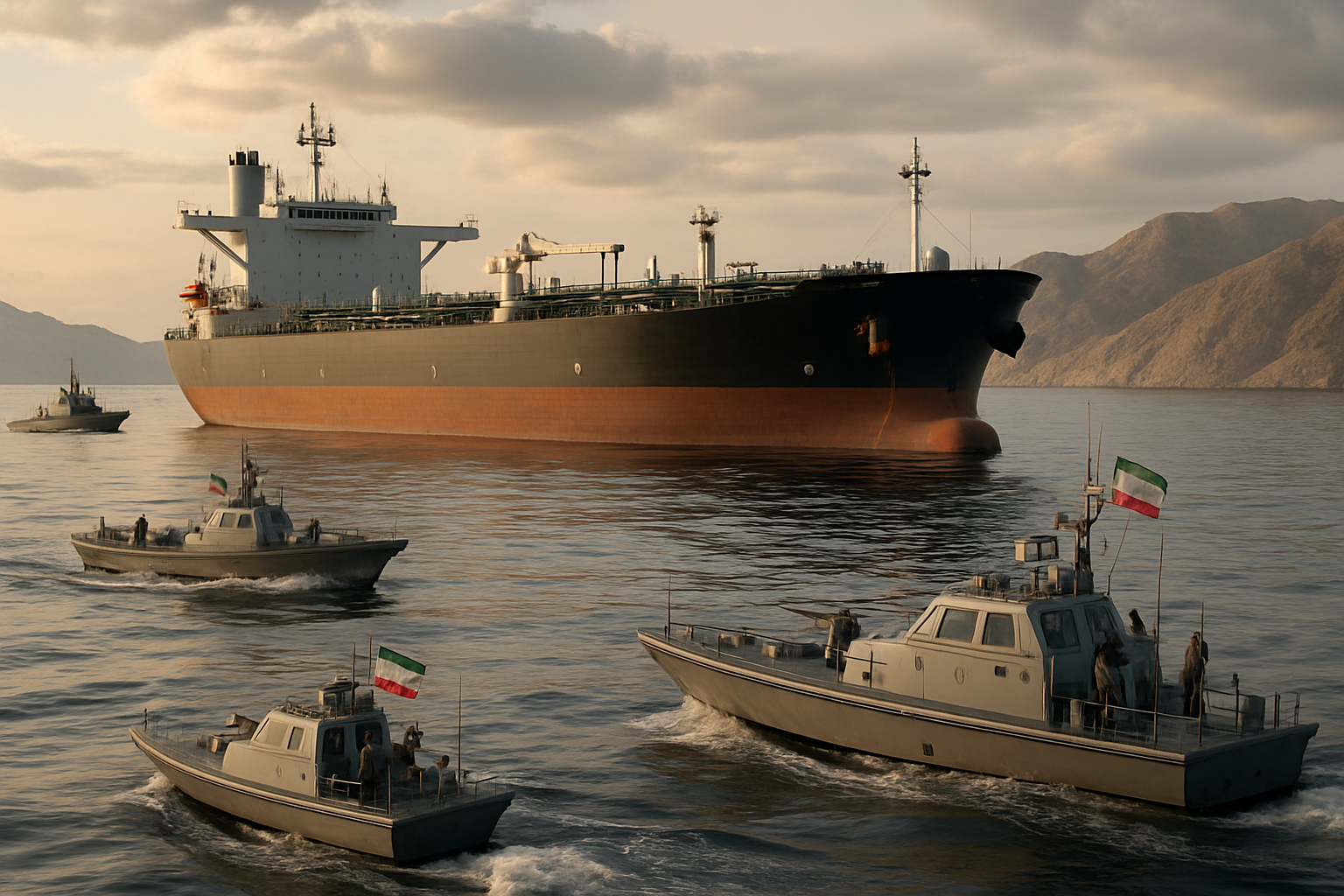 l'iran saisit un pétrolier dans le détroit d'ormuz, ravivant les tensions dans le golfe persique et menaçant la sécurité des routes maritimes stratégiques.