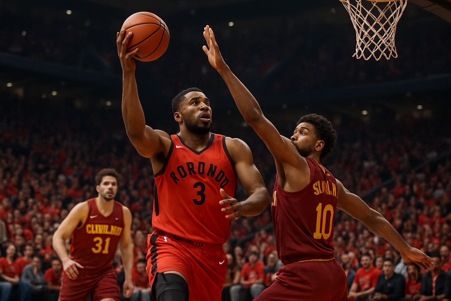 toronto poursuit sa série de victoires en s'imposant face à cleveland lors du match phare de la conférence est, renforçant sa position au classement.