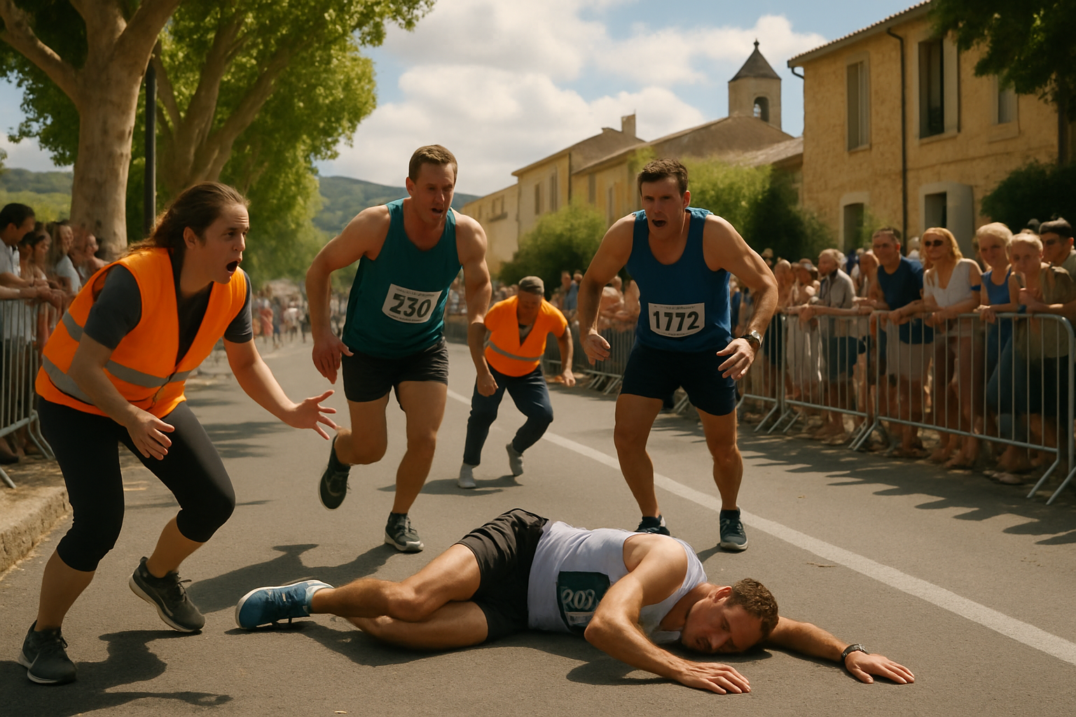 tragédie lors d'un marathon dans le sud de la france : un coureur s'effondre à 100 mètres de la ligne d'arrivée et décède subitement. retour sur cet événement bouleversant.