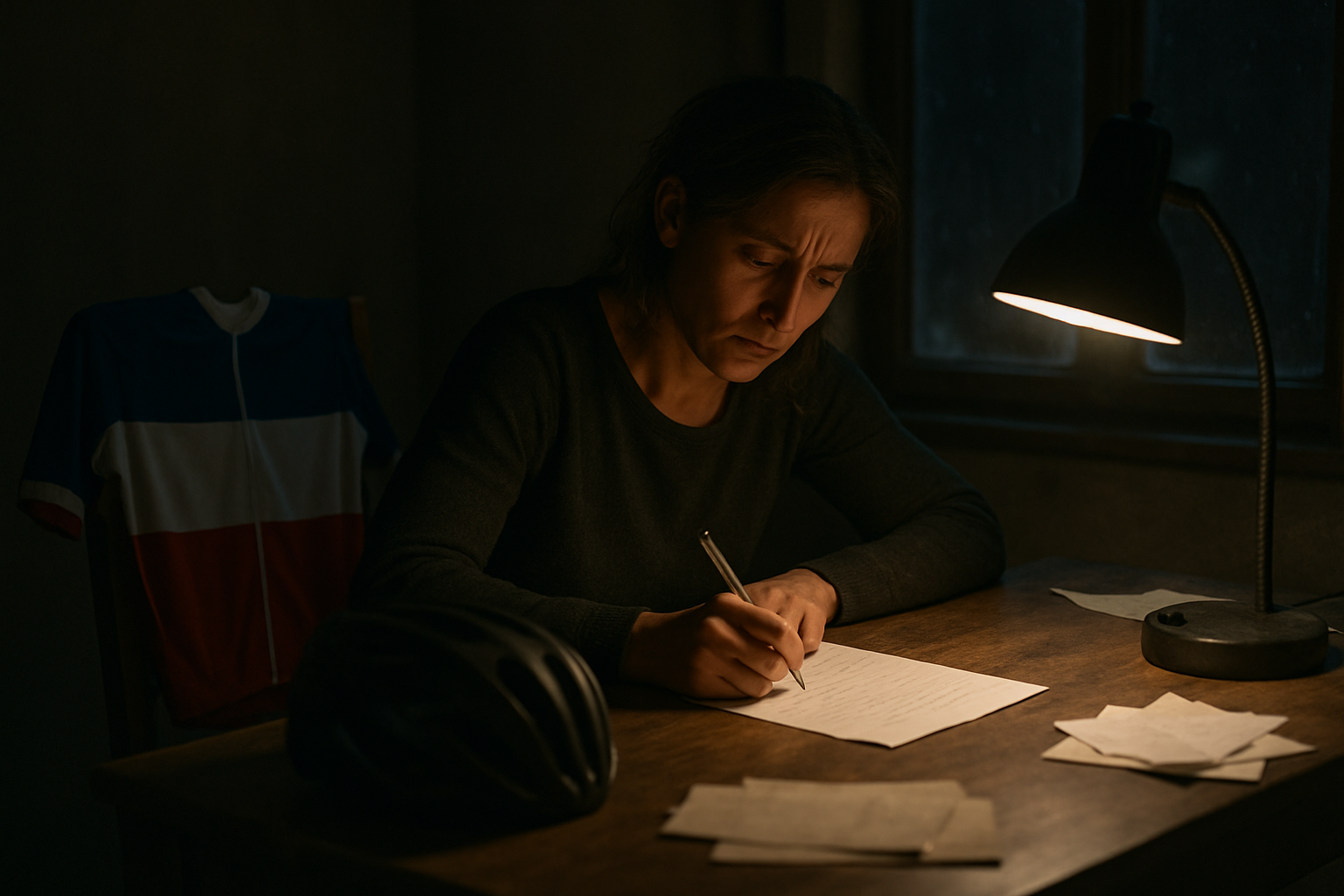 découvrez les détails tragiques du meurtre d'une championne nationale de cyclisme en france, où la suspecte s'est suicidée et a laissé une lettre de confession.