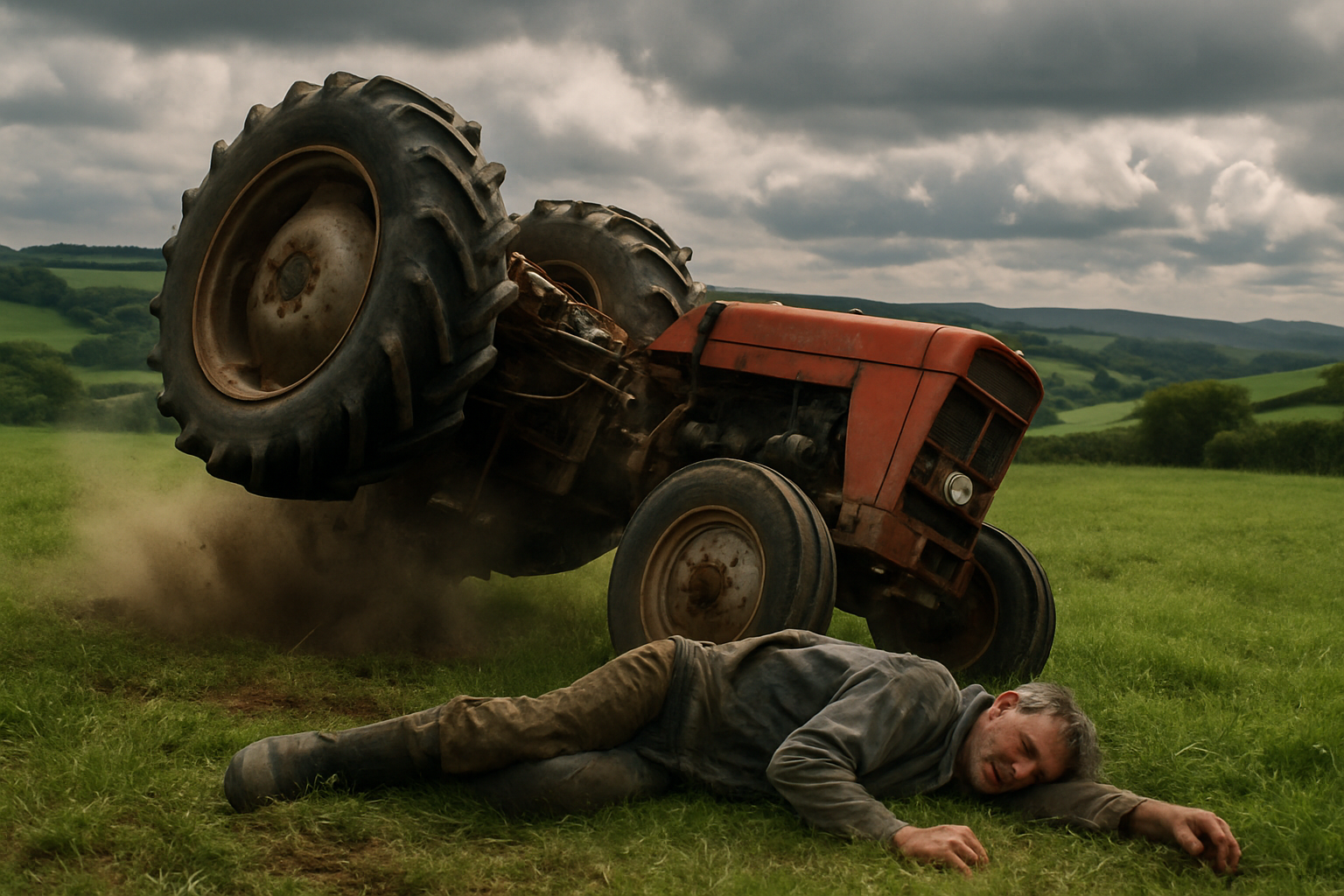 un agriculteur breton trouve tragiquement la mort dans un accident impliquant un tracteur retourné. retour sur cet événement dramatique en bretagne.