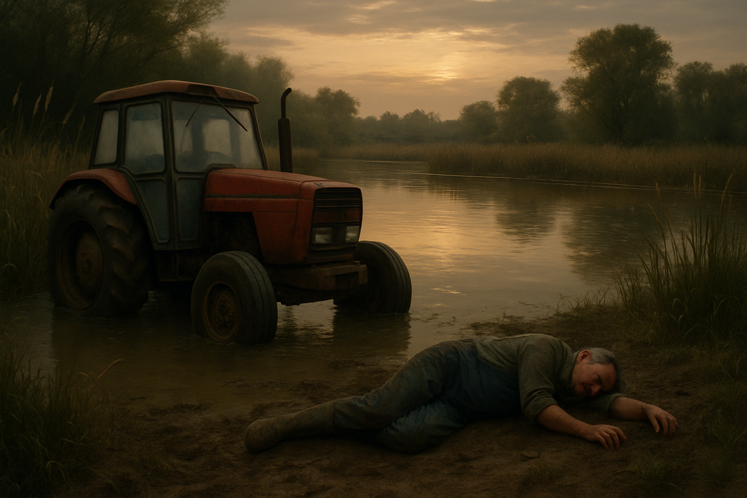 tragédie en vendée : un homme décède après la chute de son tracteur dans un étang. retour sur les circonstances de cet accident tragique.