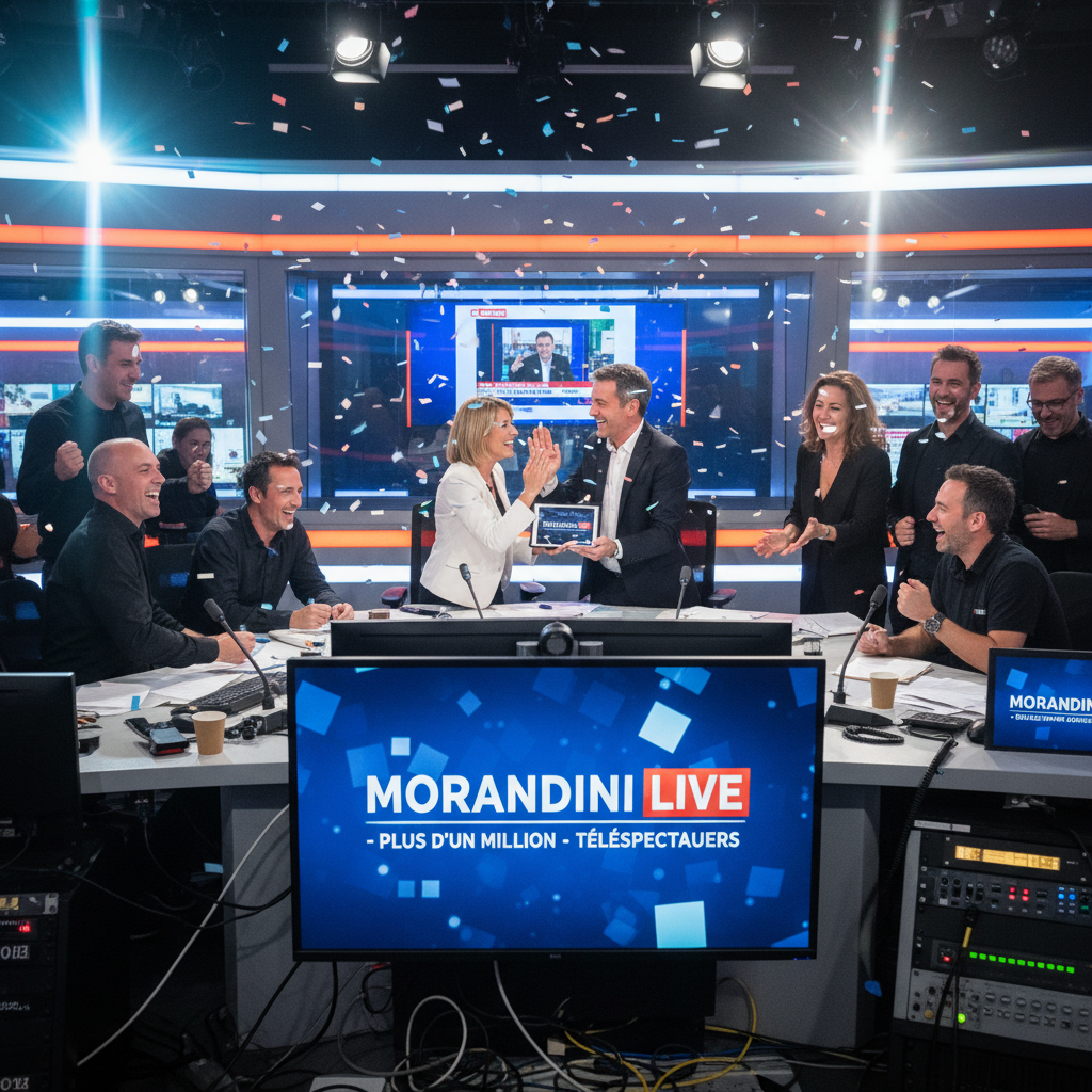 découvrez les audiences à 10h35 : après un complément d'enquête ciblant cnews, morandini live connaît une forte progression avec plus d'un million de téléspectateurs.
