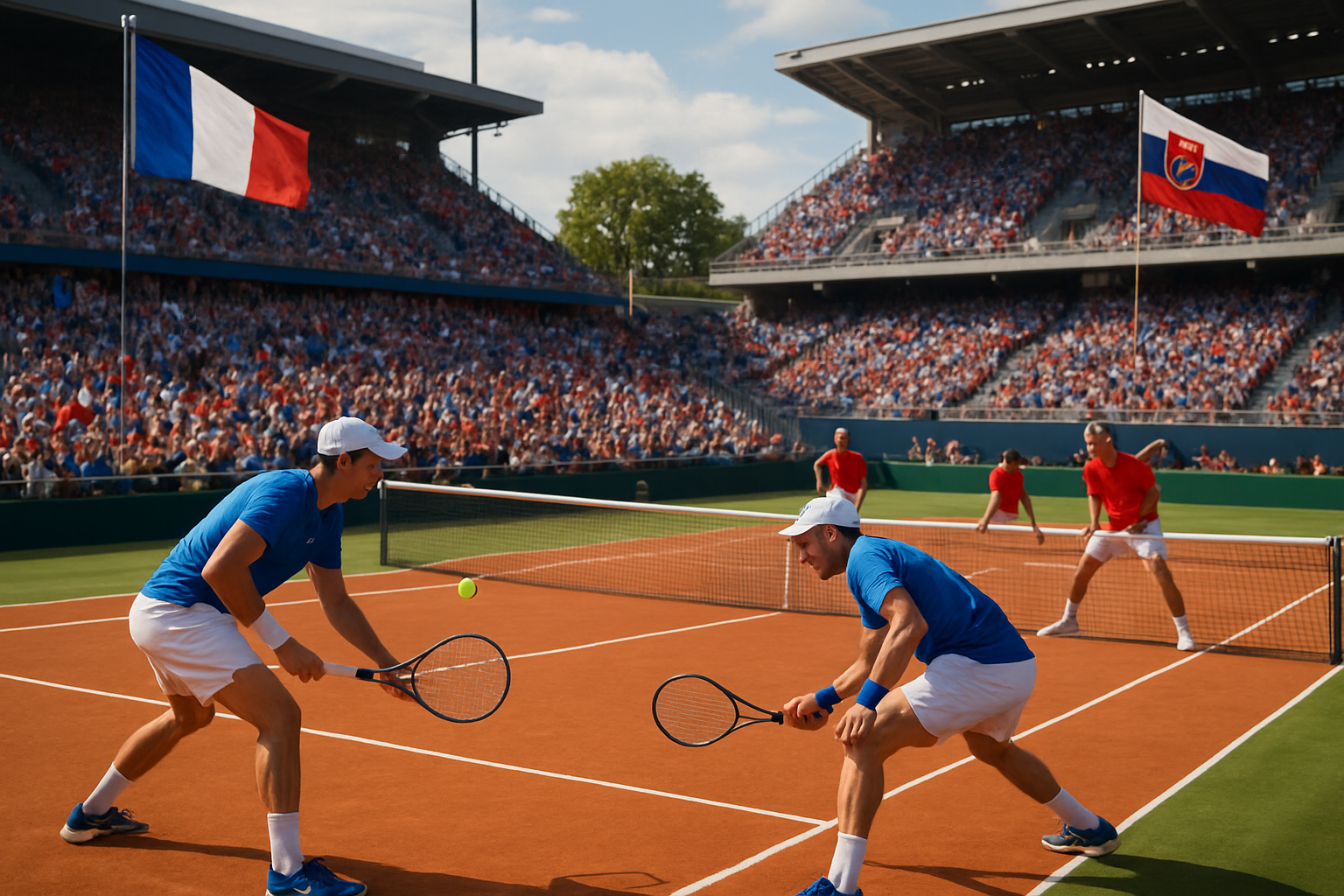 suivez le début de la campagne française en coupe davis 2026 avec le premier match à domicile contre la slovaquie. découvrez les enjeux et les ambitions de l'équipe de france.