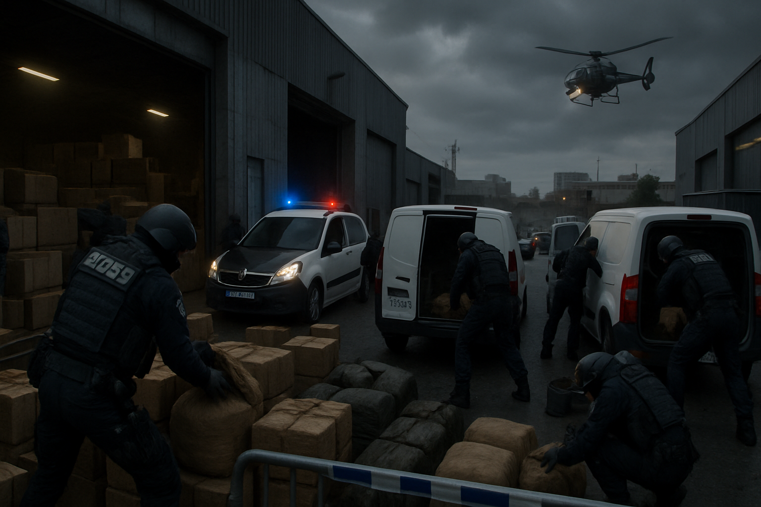 l'office antistupéfiants démantèle un vaste réseau de narcotrafic reliant la france et l'espagne, mettant fin à une importante opération criminelle transfrontalière.