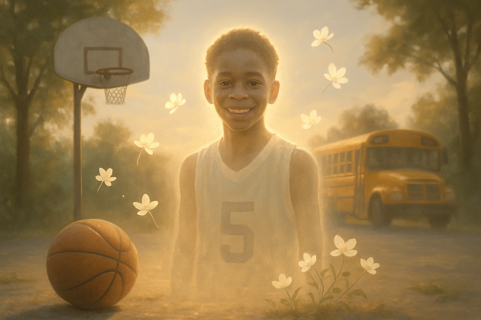 rendez hommage à ce jeune basketteur au grand cœur, dont la vie a été tragiquement emportée dans un accident impliquant un car scolaire, et découvrez son histoire touchante.