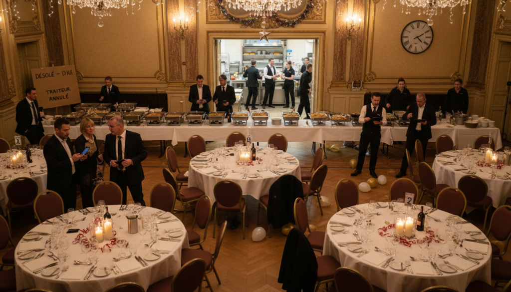 découvrez les raisons de l'annulation de dernière minute par un traiteur d'une soirée du nouvel an en ille-et-vilaine, initialement prévue pour 150 personnes.