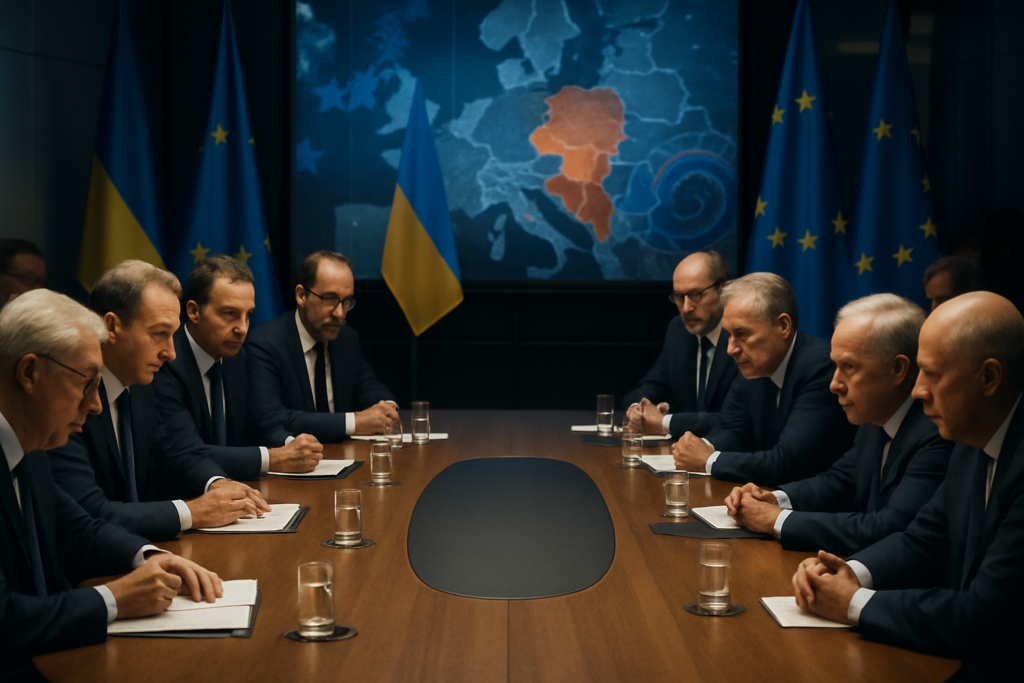 analyse des pourparlers sur l'ukraine et de l'impact des crises successives en europe, explorant les défis politiques et économiques majeurs.