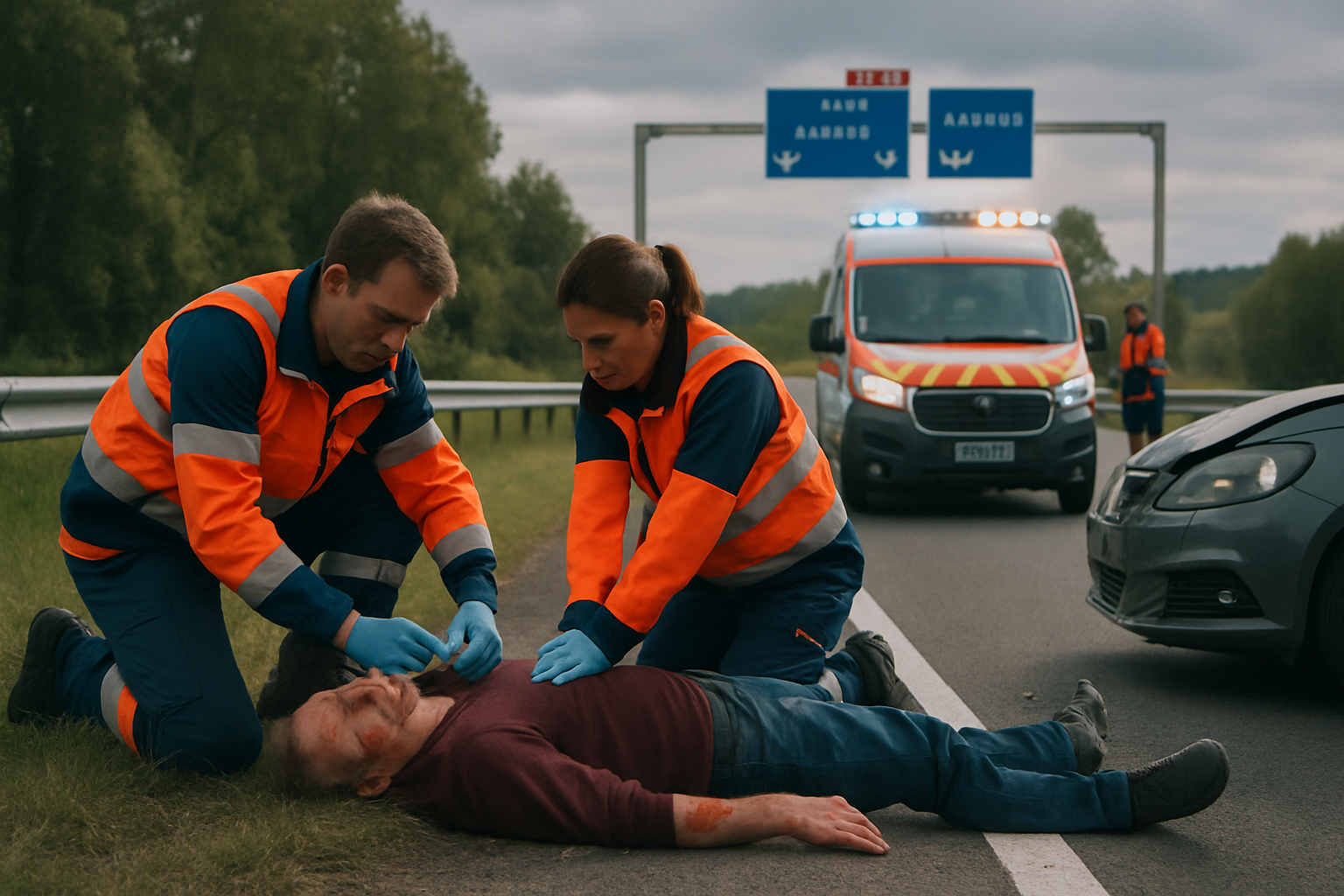 un homme de 50 ans gravement blessé après une collision avec une voiture sur l’autoroute du maine-et-loire. suivez les détails de cet accident dramatique.