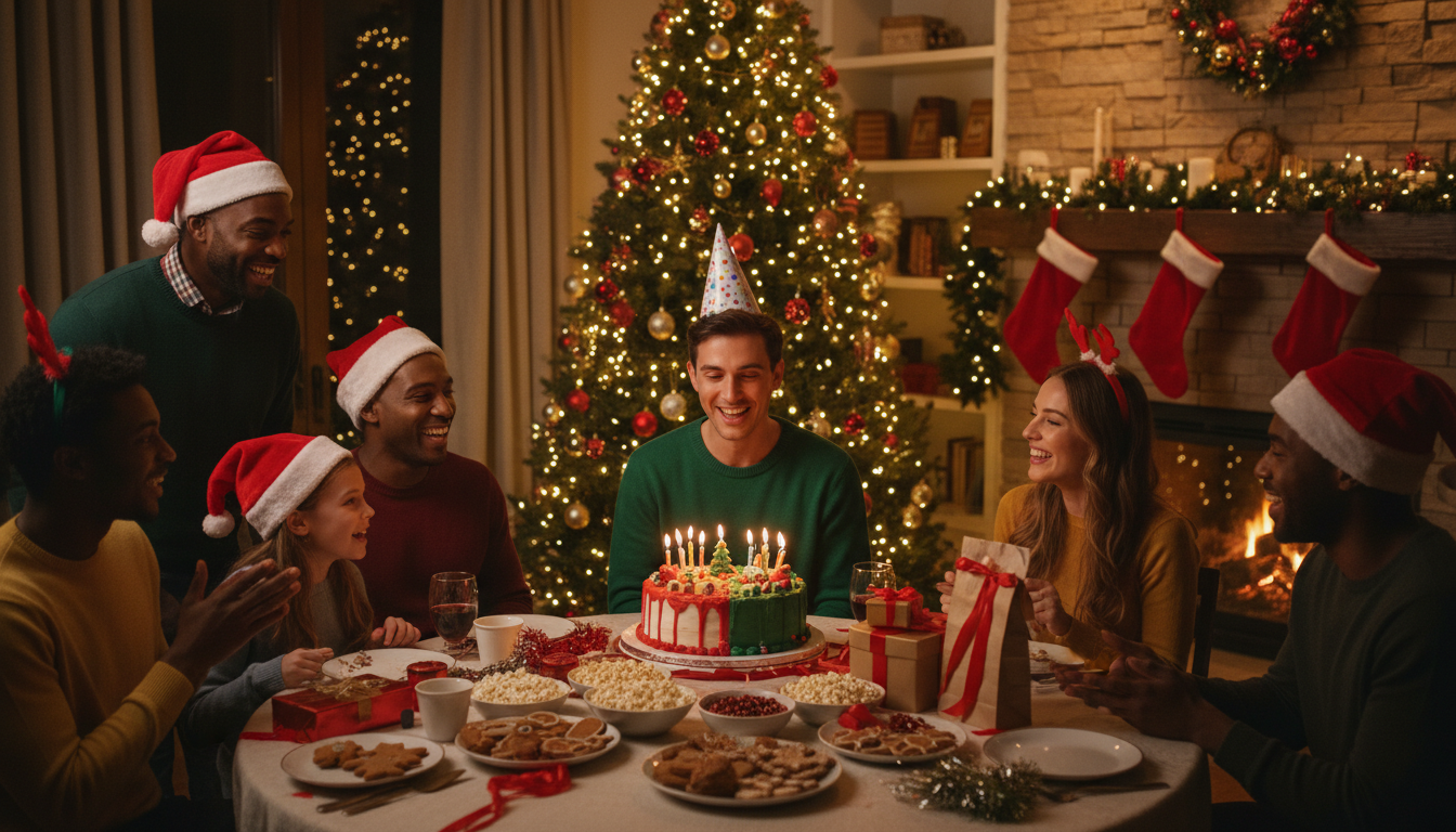 célébrez votre anniversaire le jour de noël en alliant la magie des fêtes à une touche d'originalité personnelle pour une journée unique et mémorable.