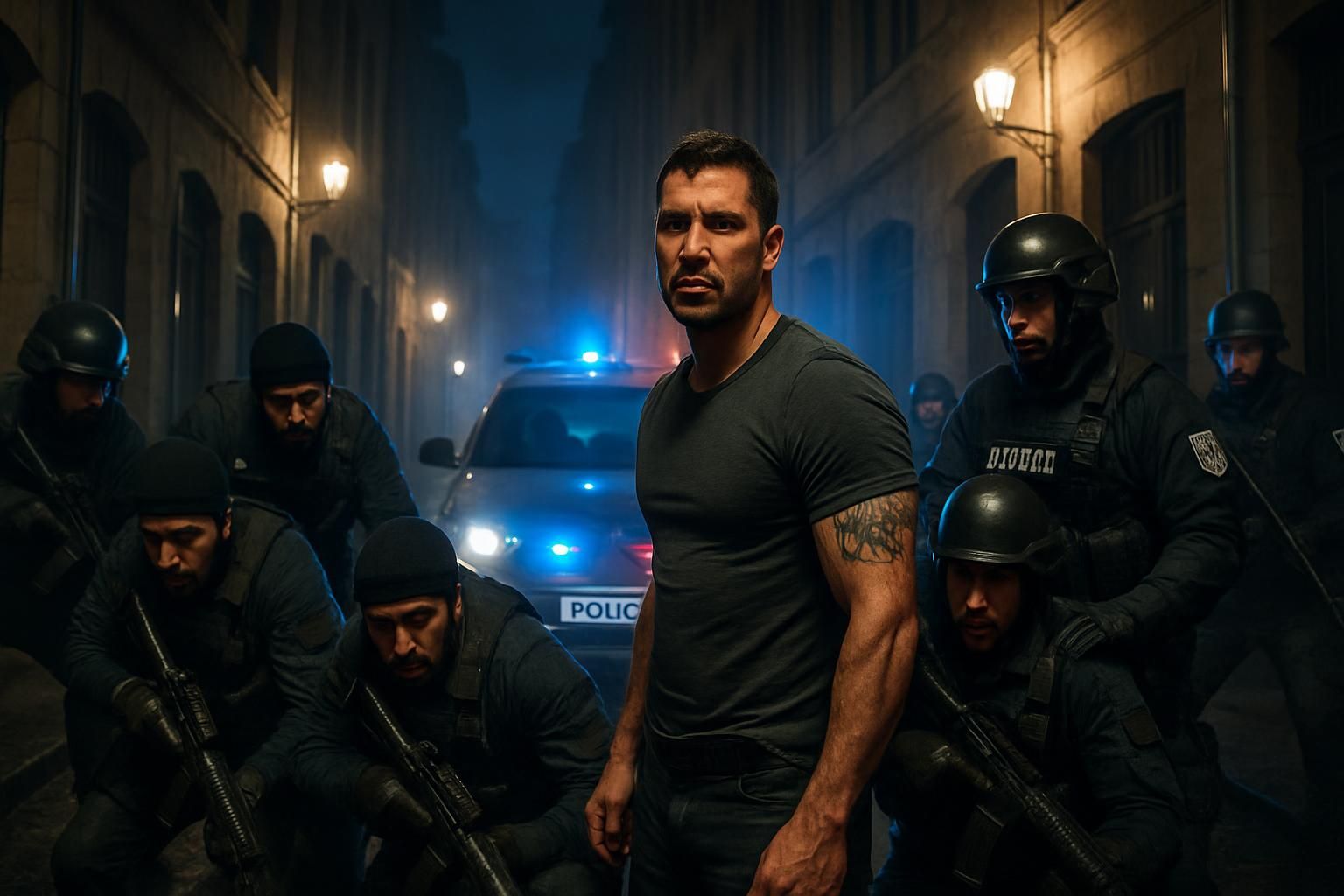 à lyon, la police démantèle un gang lourdement armé de cinq colombiens, avec l'arrestation spectaculaire de leur chef surnommé 'fiston'.