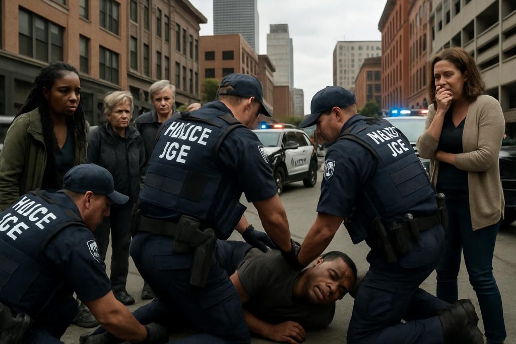 à minneapolis, un homme de 37 ans décède lors d'une intervention menée par la police de l'immigration, suscitant questions et réactions dans la communauté.